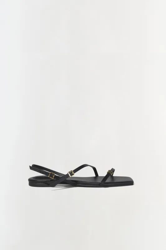 Carey Leather Flat Sandal made by Jonathan Simkhai