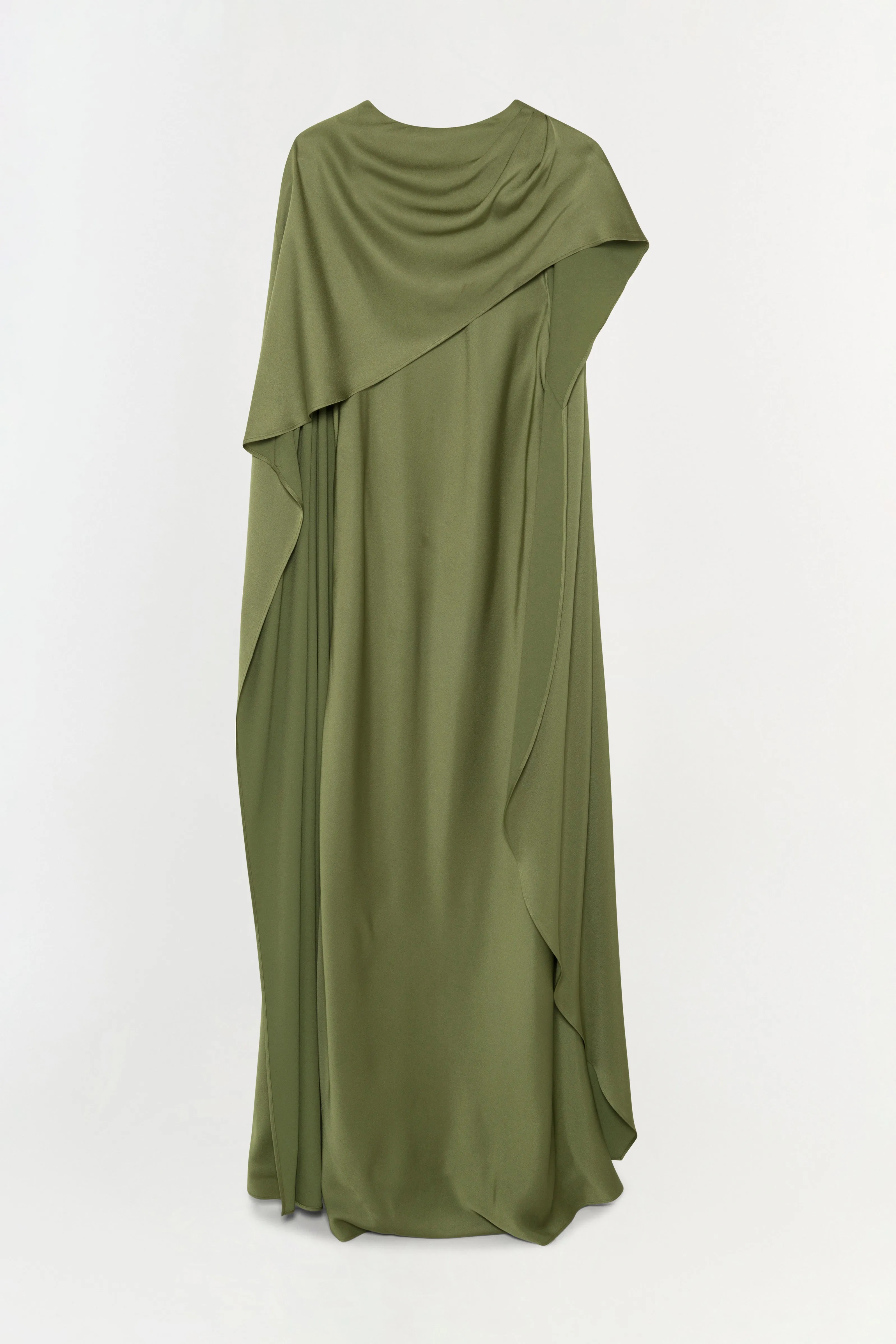 Izel Satin Cape Gown sold by Jonathan Simkhai
