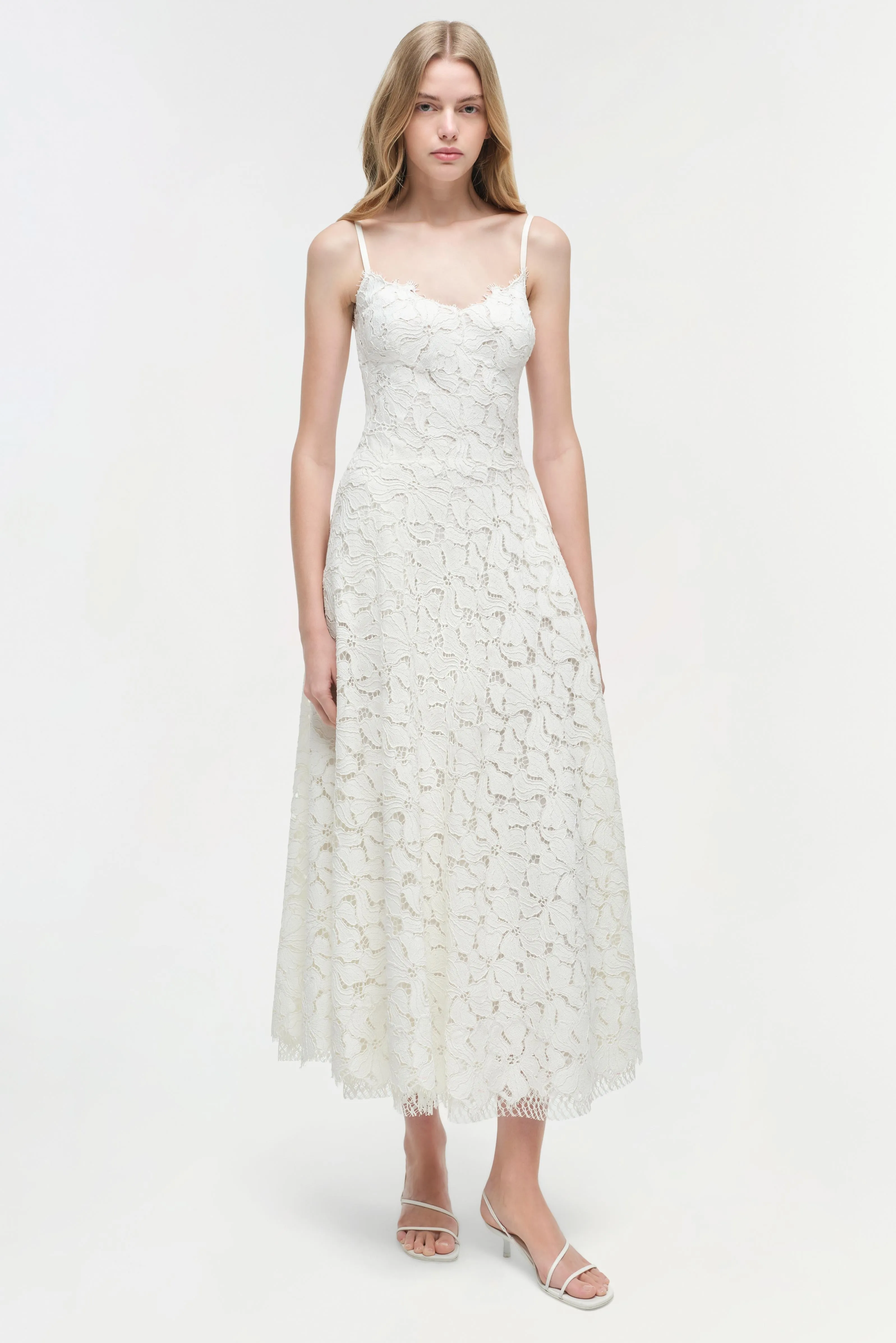 Julia Lace Midi Dress sold by Jonathan Simkhai product image thumbnail 2