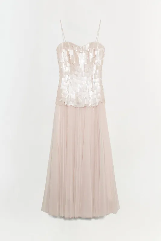 Maxine Sequin Midi Dress sold by Jonathan Simkhai