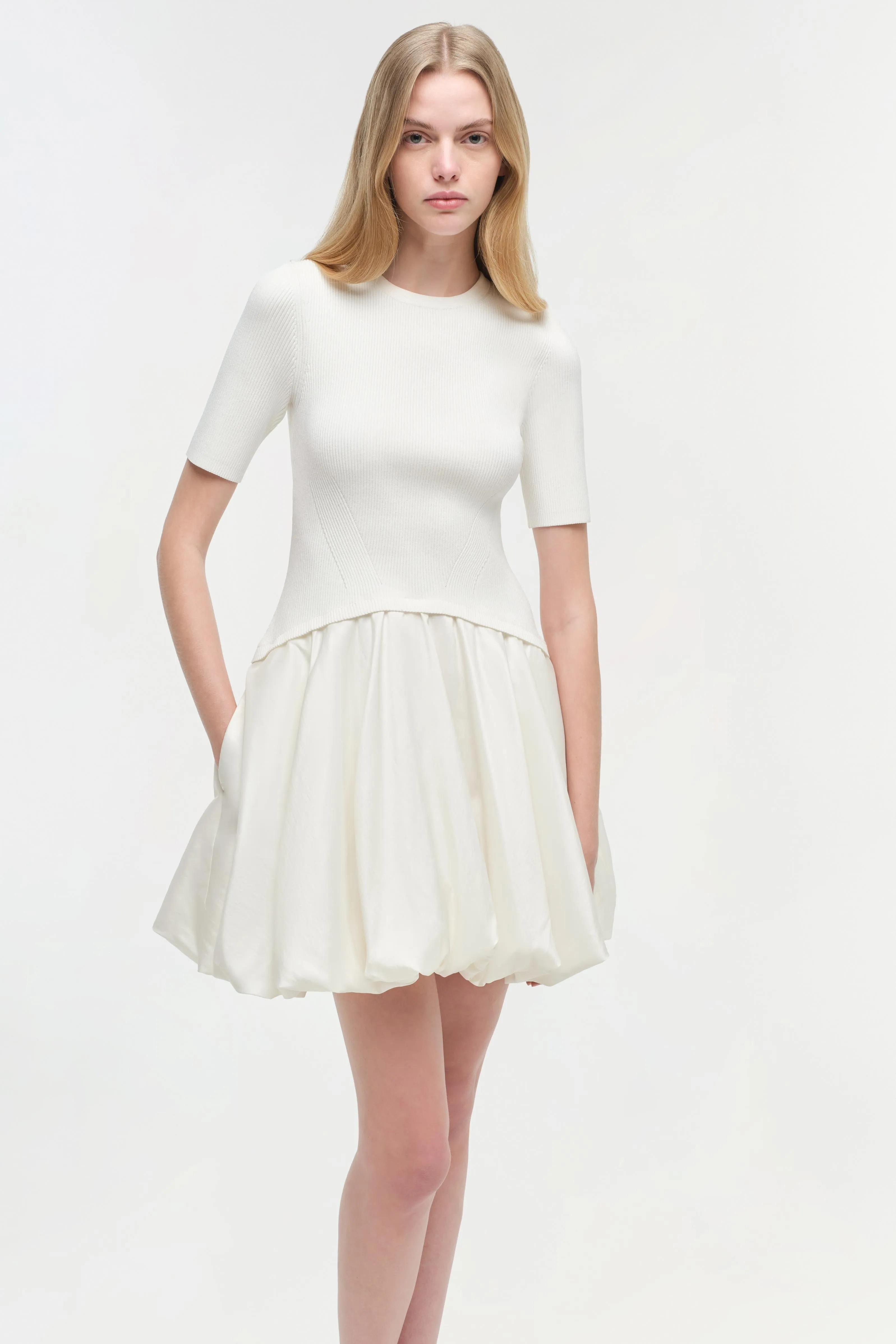 Kenny Combo Mini Dress sold by Jonathan Simkhai product image thumbnail 3