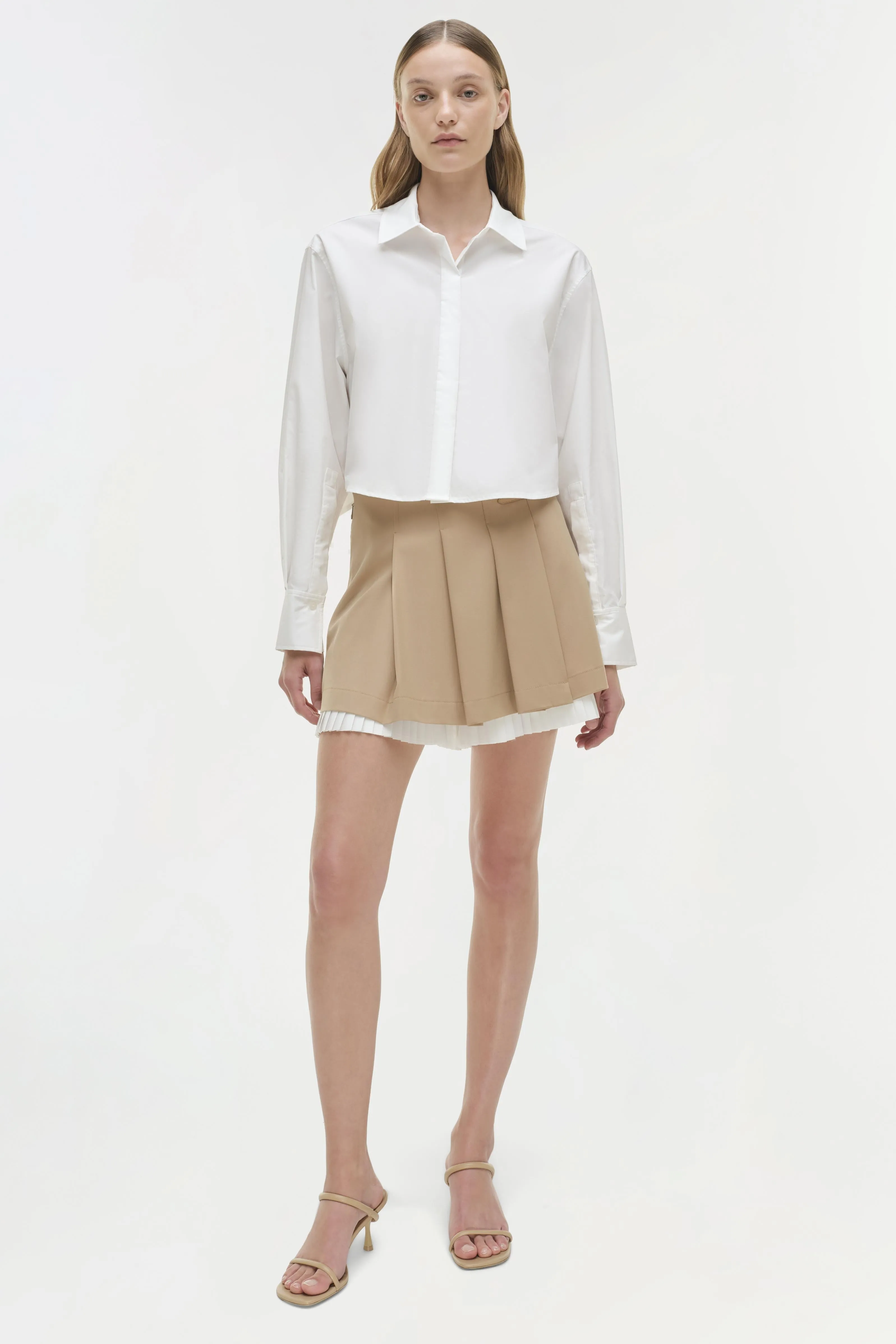 Suzie Pleated Skort sold by Jonathan Simkhai product image thumbnail 2