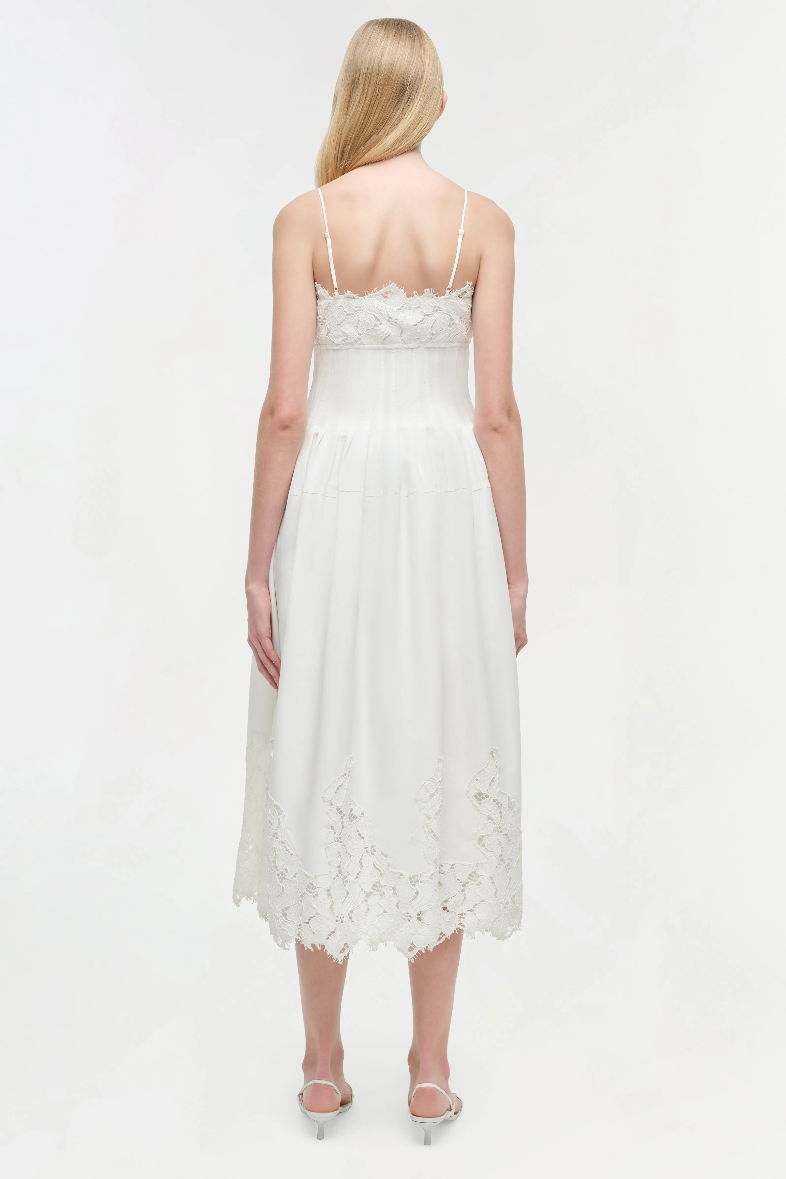 Lilianna Cotton Lace Midi Dress sold by Jonathan Simkhai product image thumbnail 5