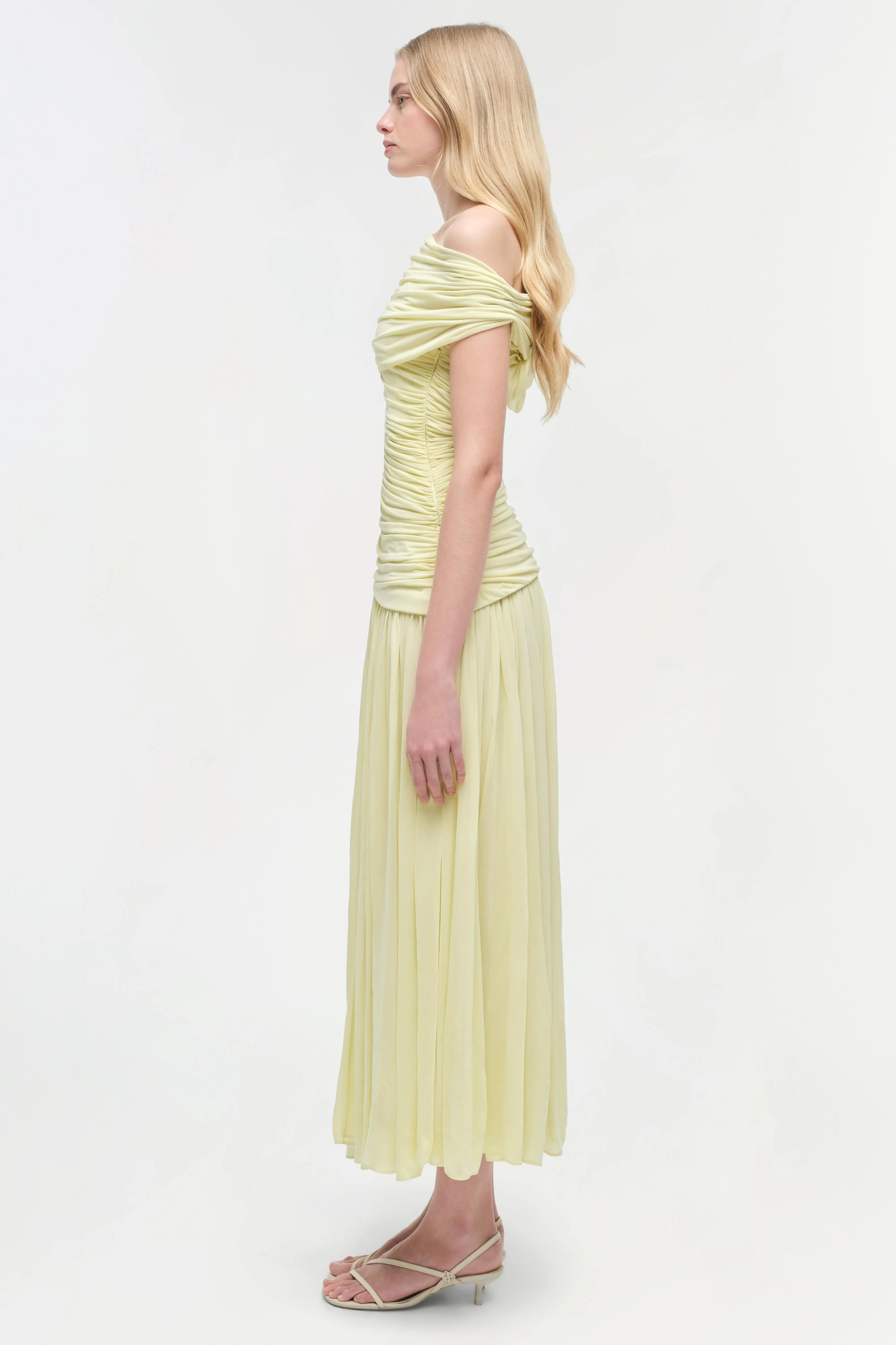 Rhiannon Jersey Midi Dress sold by Jonathan Simkhai product image thumbnail 4