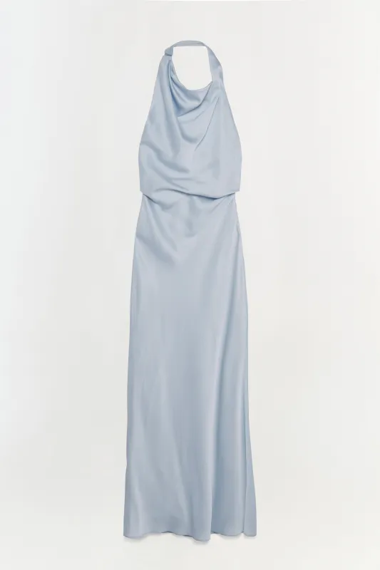 Reannon Draped Satin Gown made by Jonathan Simkhai