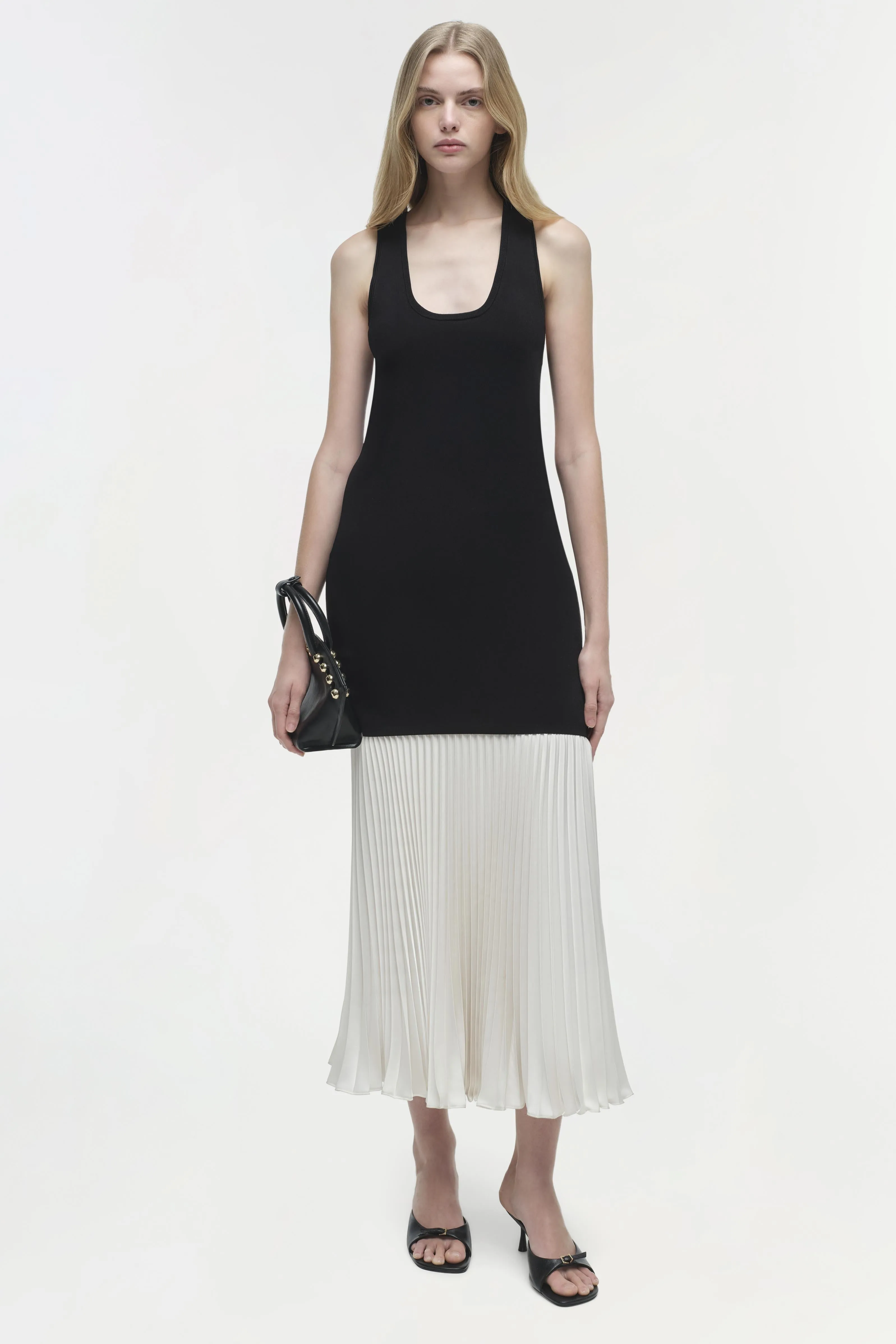 Zaden Knit Combo Midi Dress sold by Jonathan Simkhai product image thumbnail 2