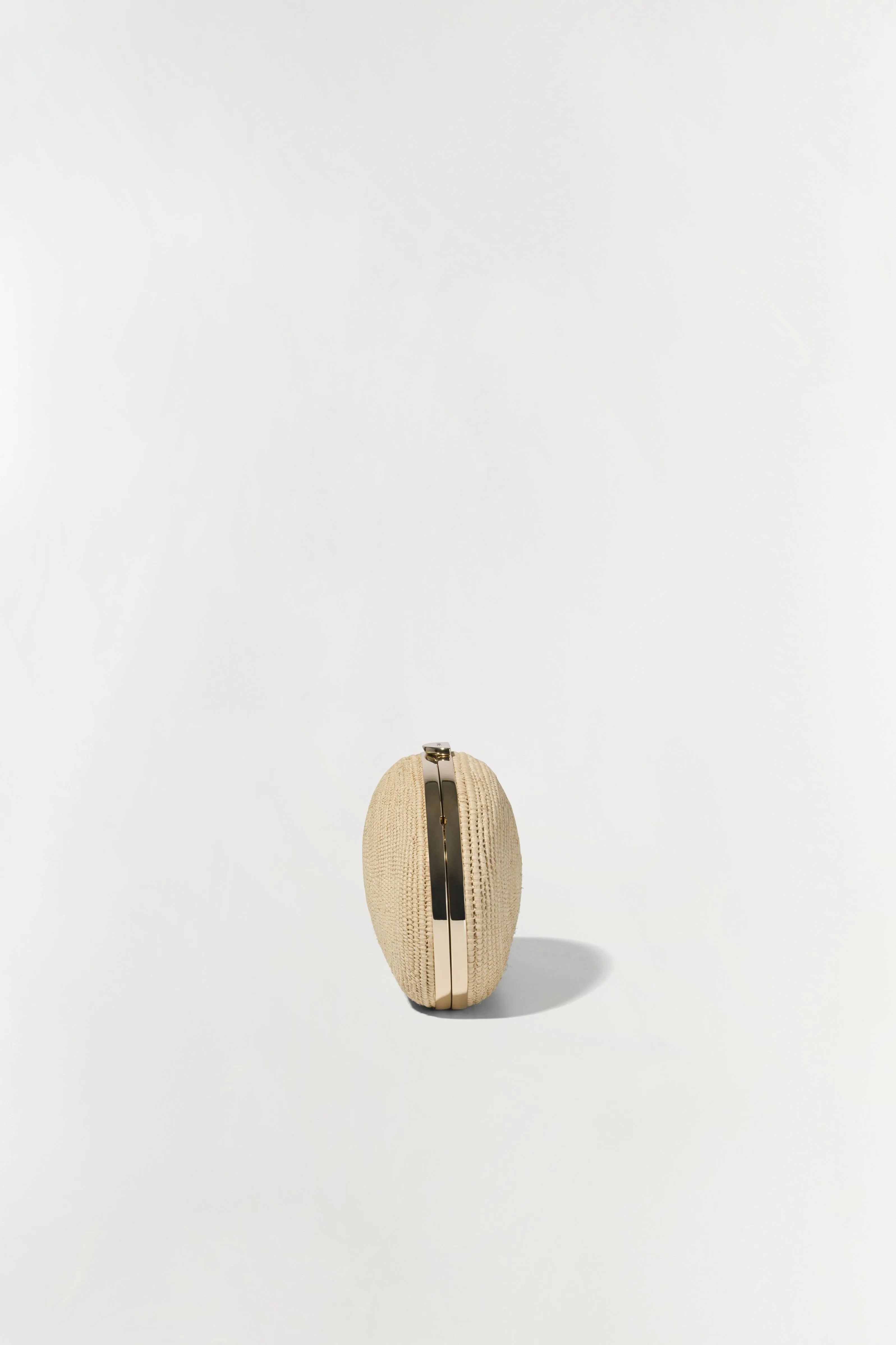 Bridget Raffia Oyster Shell Clutch sold by Jonathan Simkhai product image thumbnail 3