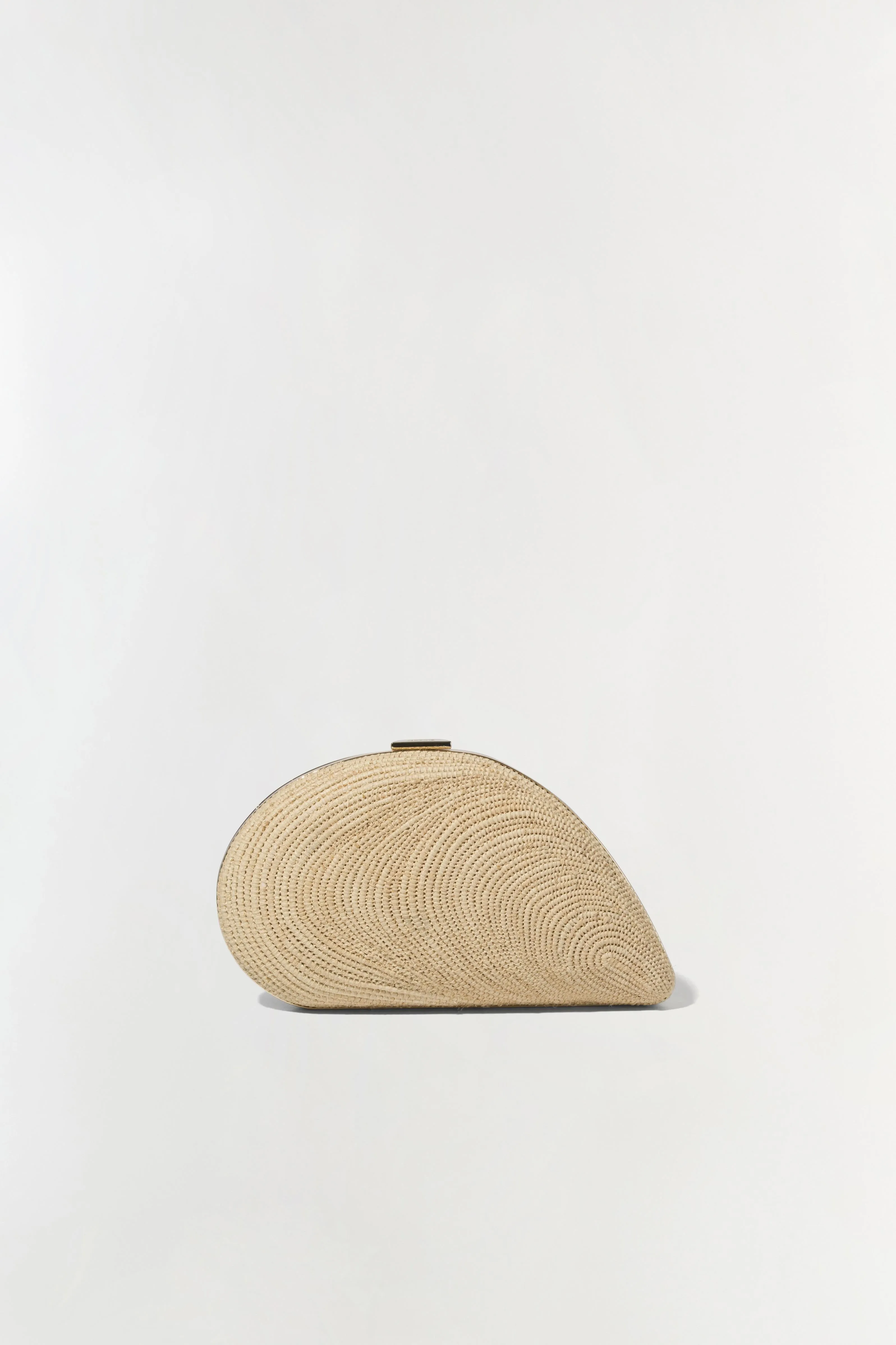 Bridget Raffia Oyster Shell Clutch sold by Jonathan Simkhai product image thumbnail 2