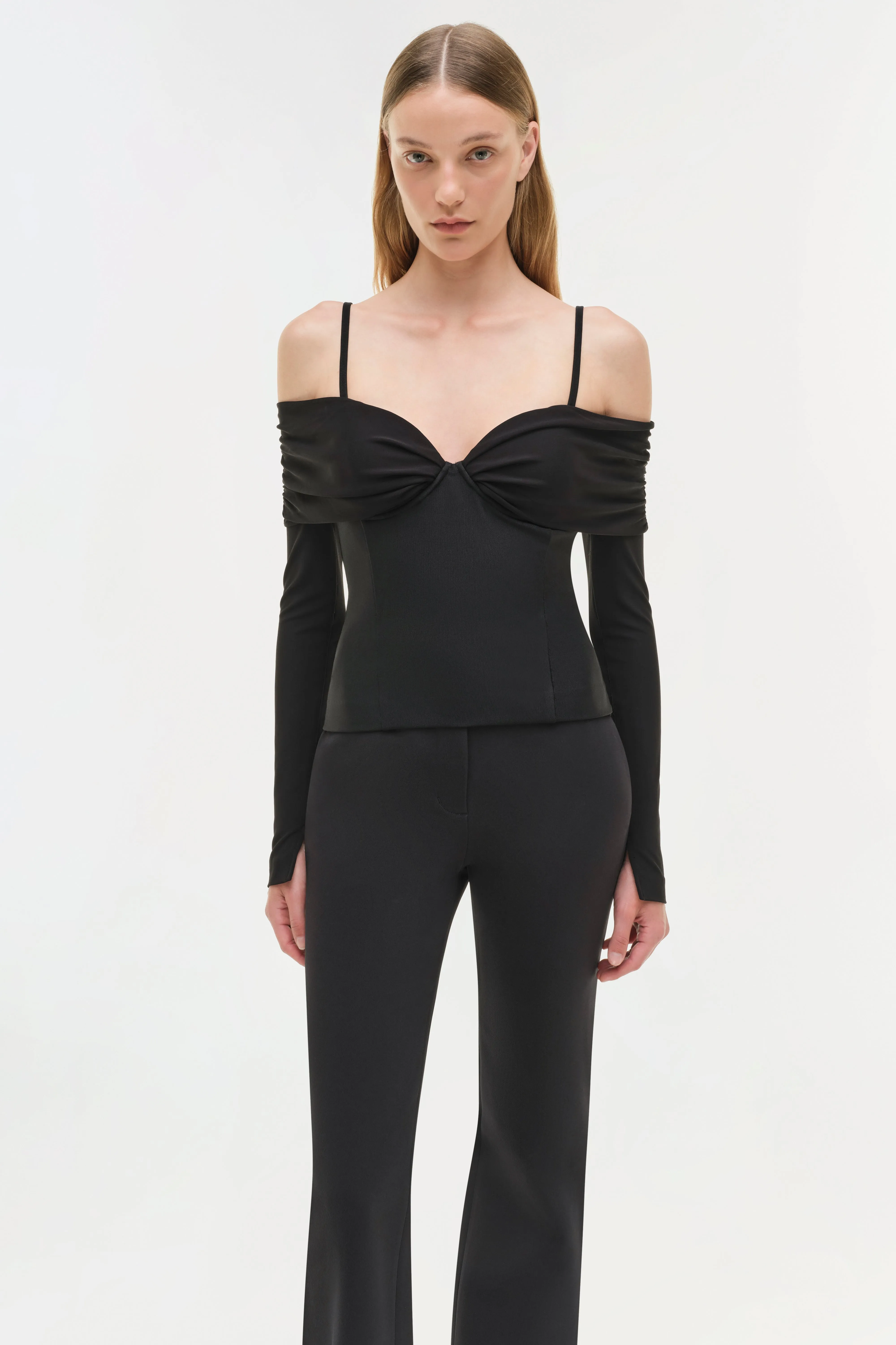 Hazel Off Shoulder Top sold by Jonathan Simkhai product image thumbnail 3