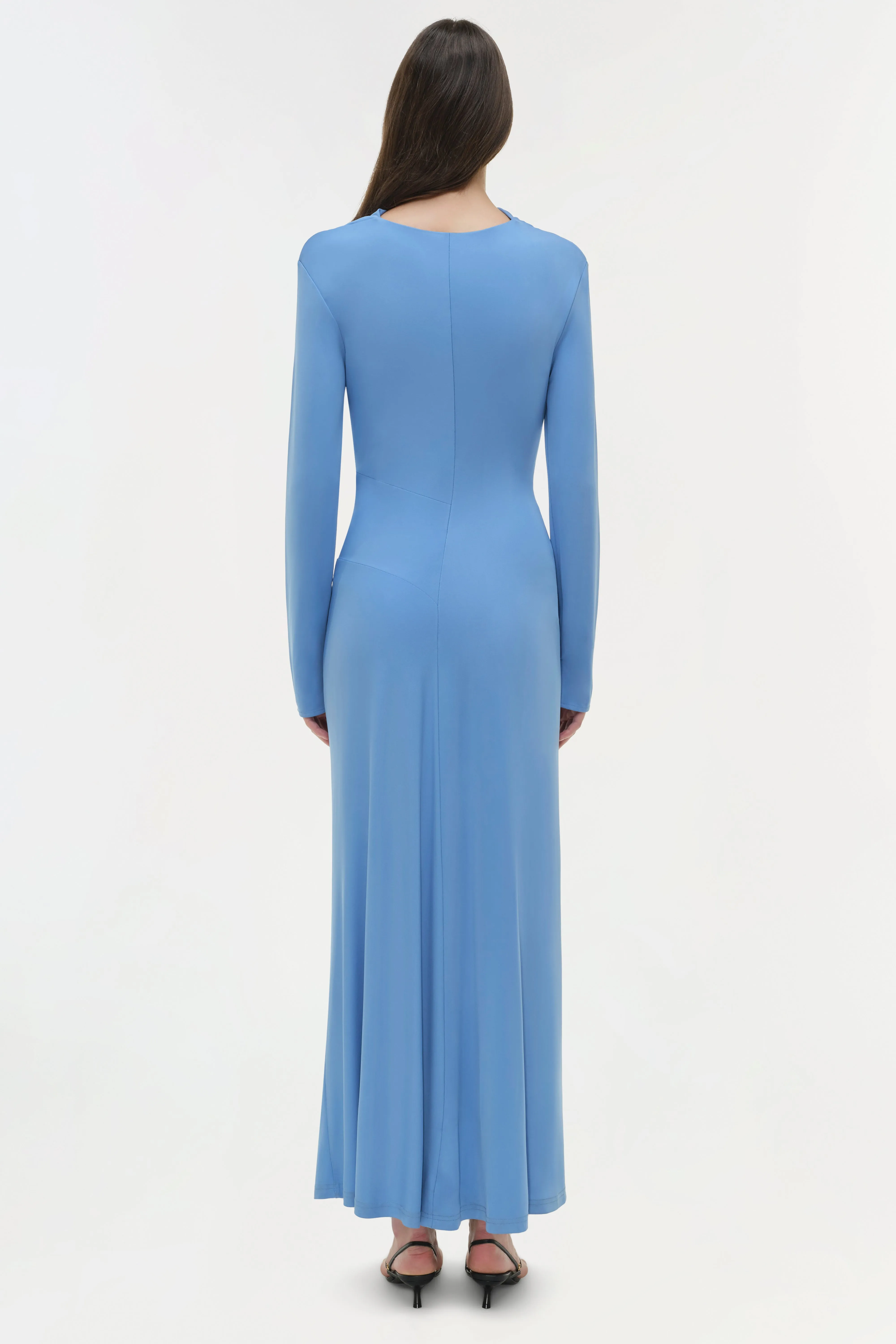 Ferrera Draped Jersey Midi Dress sold by Jonathan Simkhai product image thumbnail 5