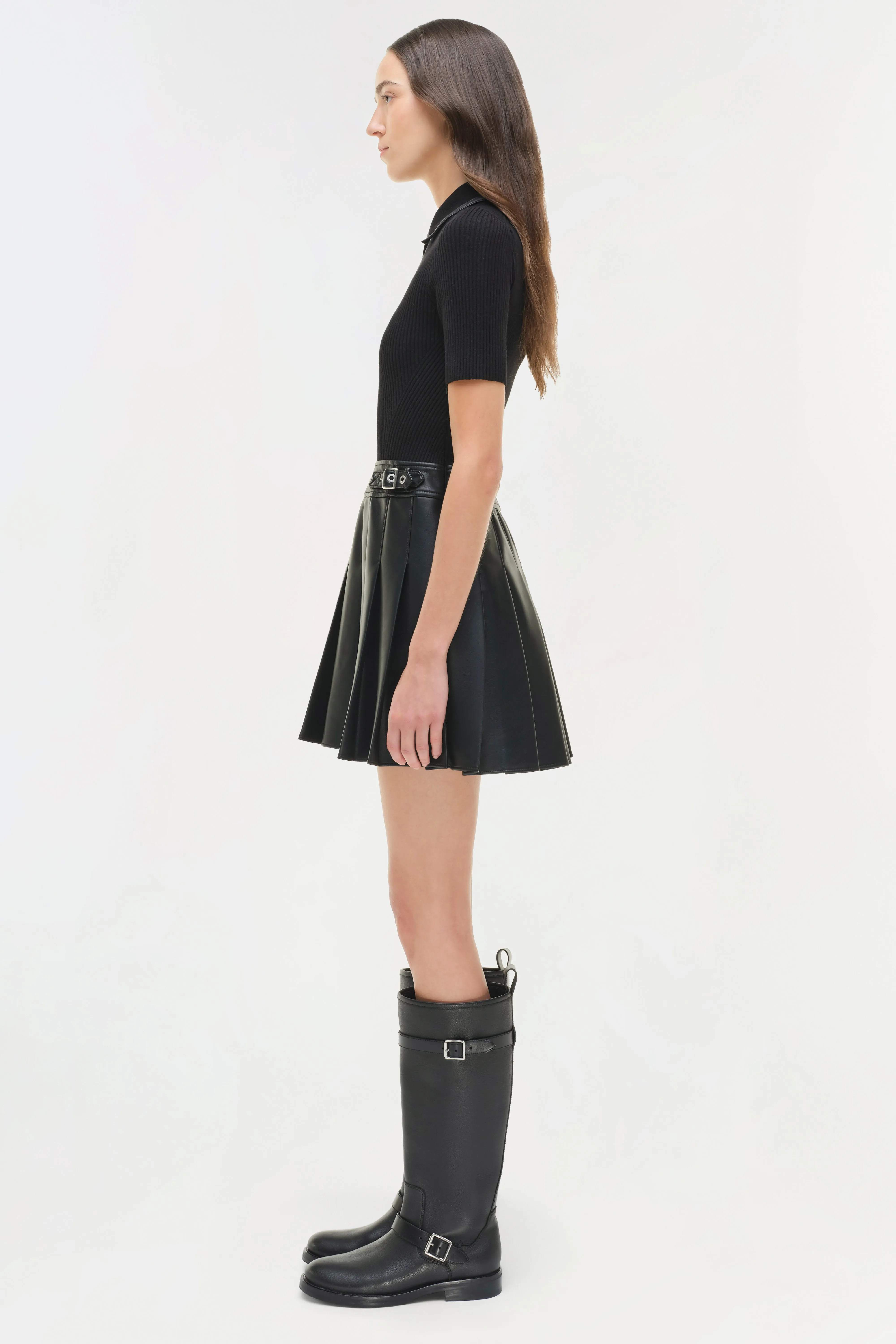 Linnie Knit Combo Midi Dress sold by Jonathan Simkhai product image thumbnail 4