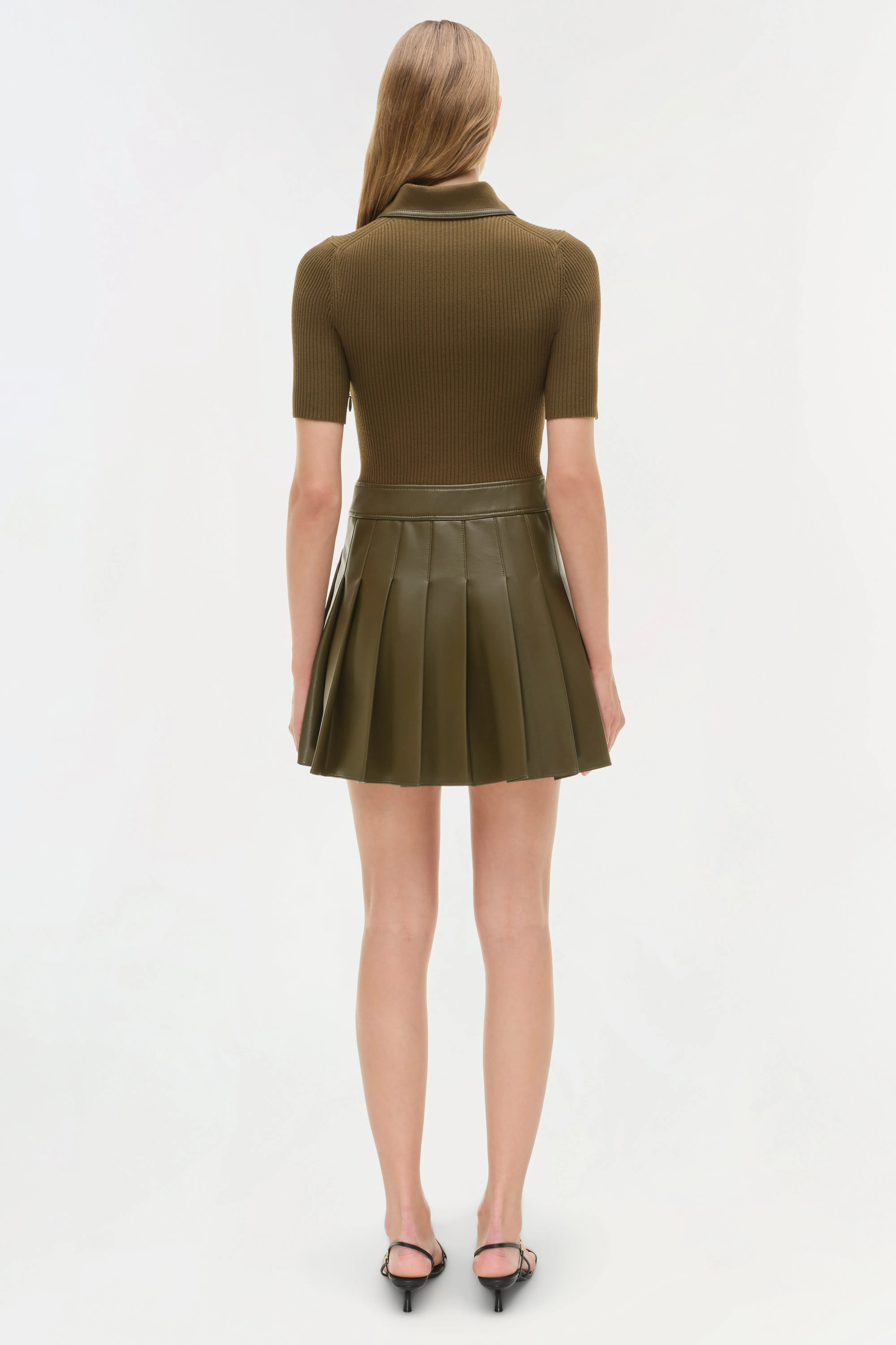 Linnie Knit Combo Midi Dress sold by Jonathan Simkhai product image thumbnail 5