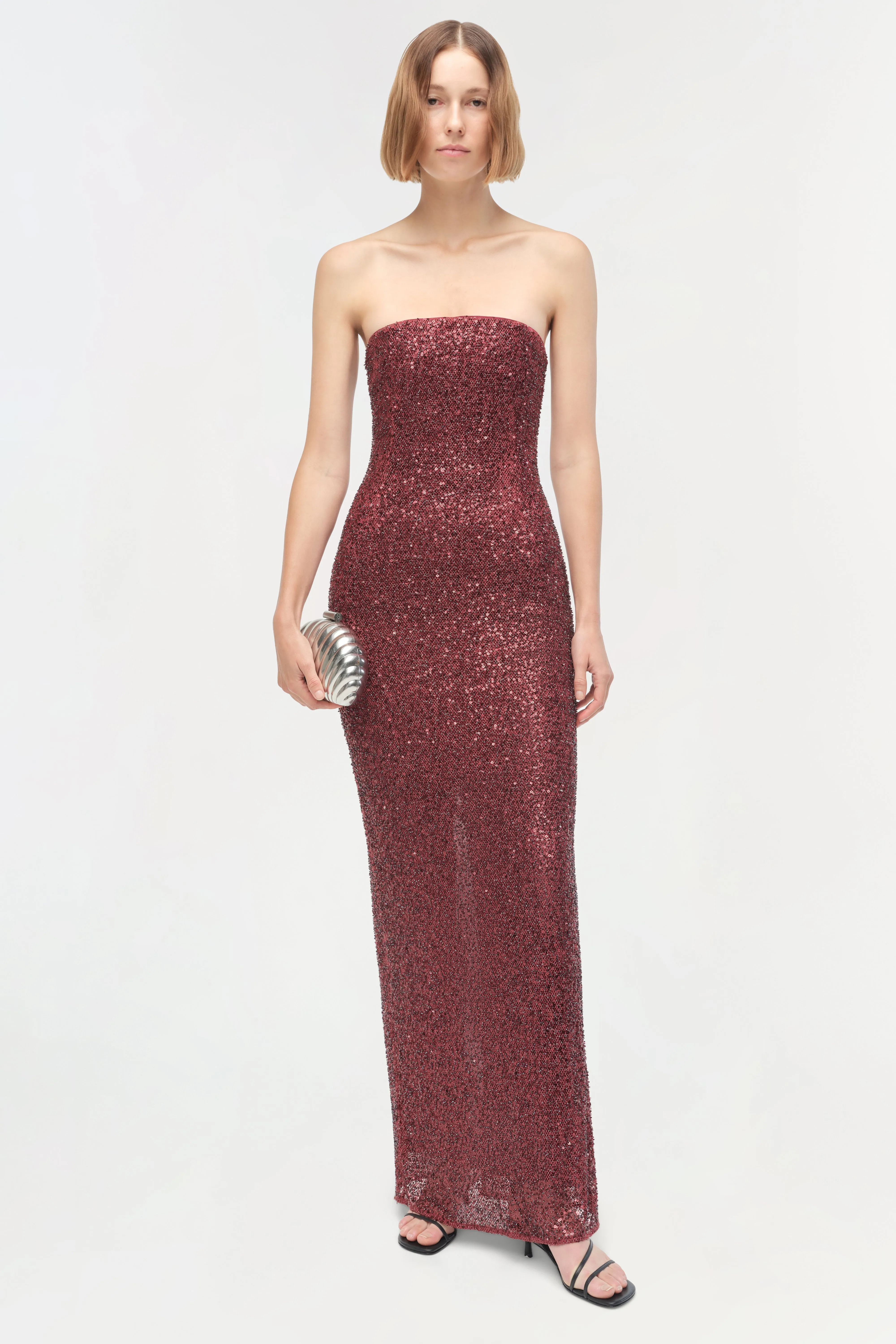 Xyla Sequin Gown sold by Jonathan Simkhai product image thumbnail 3