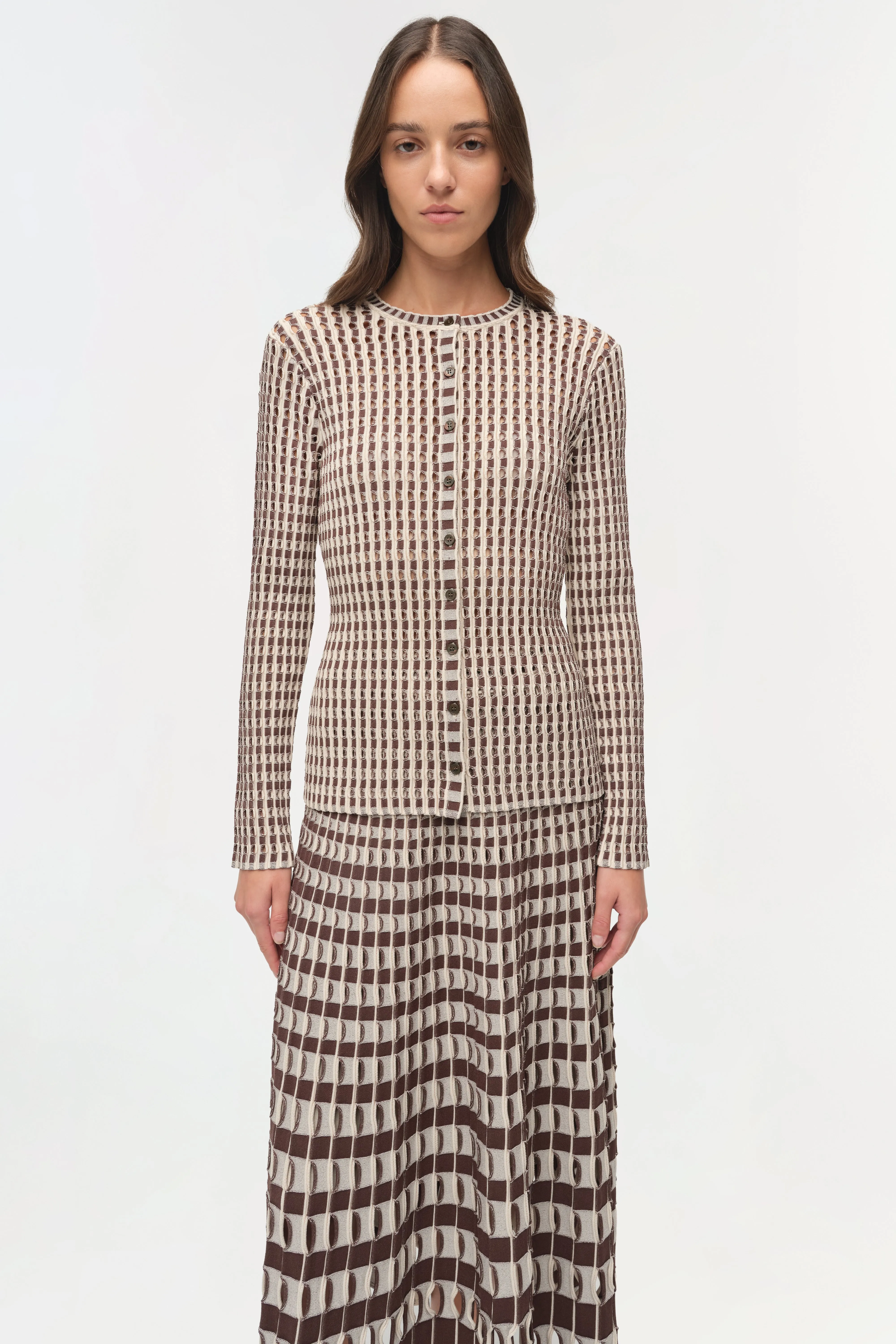 Gracen Knit Cardigan sold by Jonathan Simkhai product image thumbnail 3