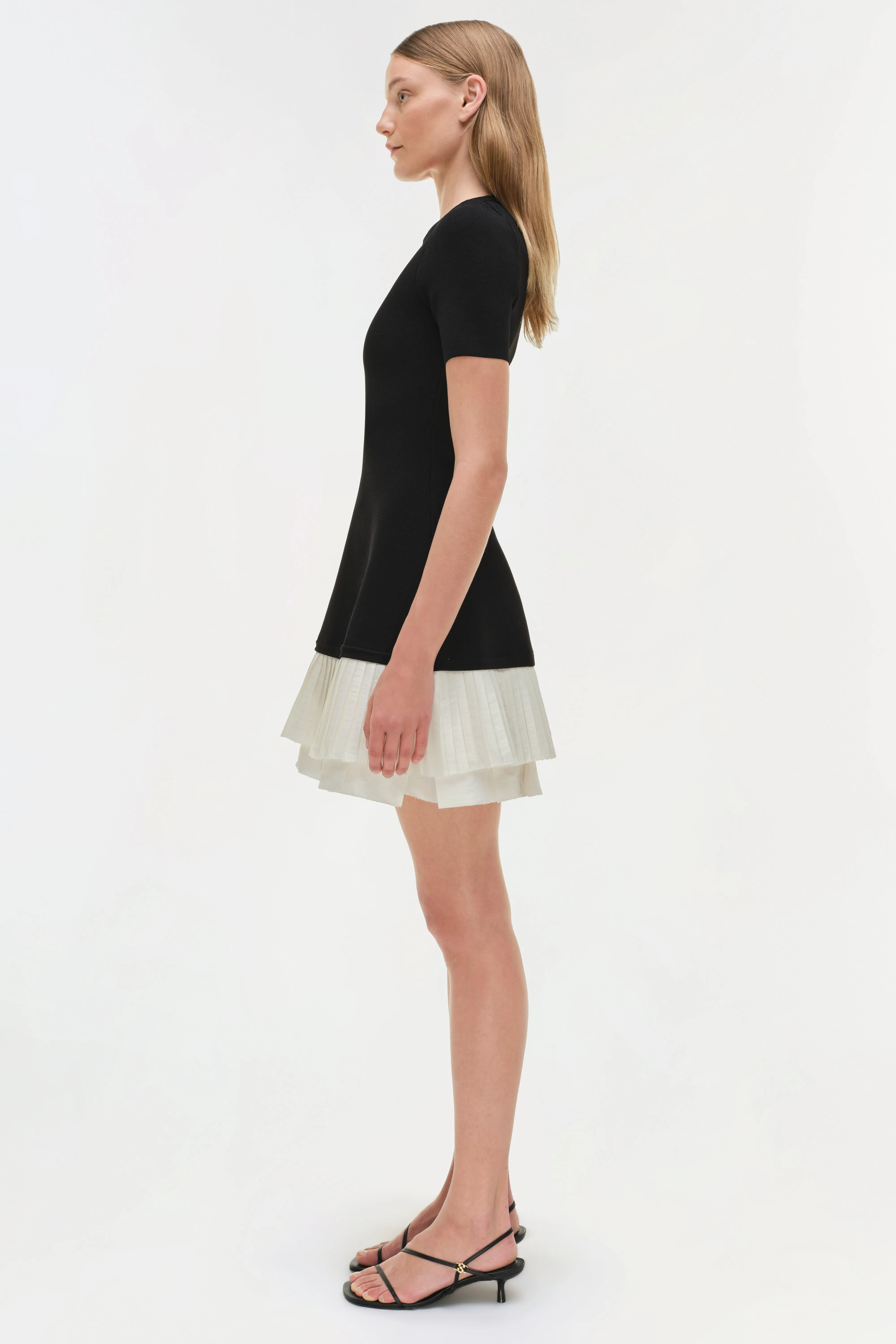 Lorin Taffeta Knit Midi Dress sold by Jonathan Simkhai product image thumbnail 4