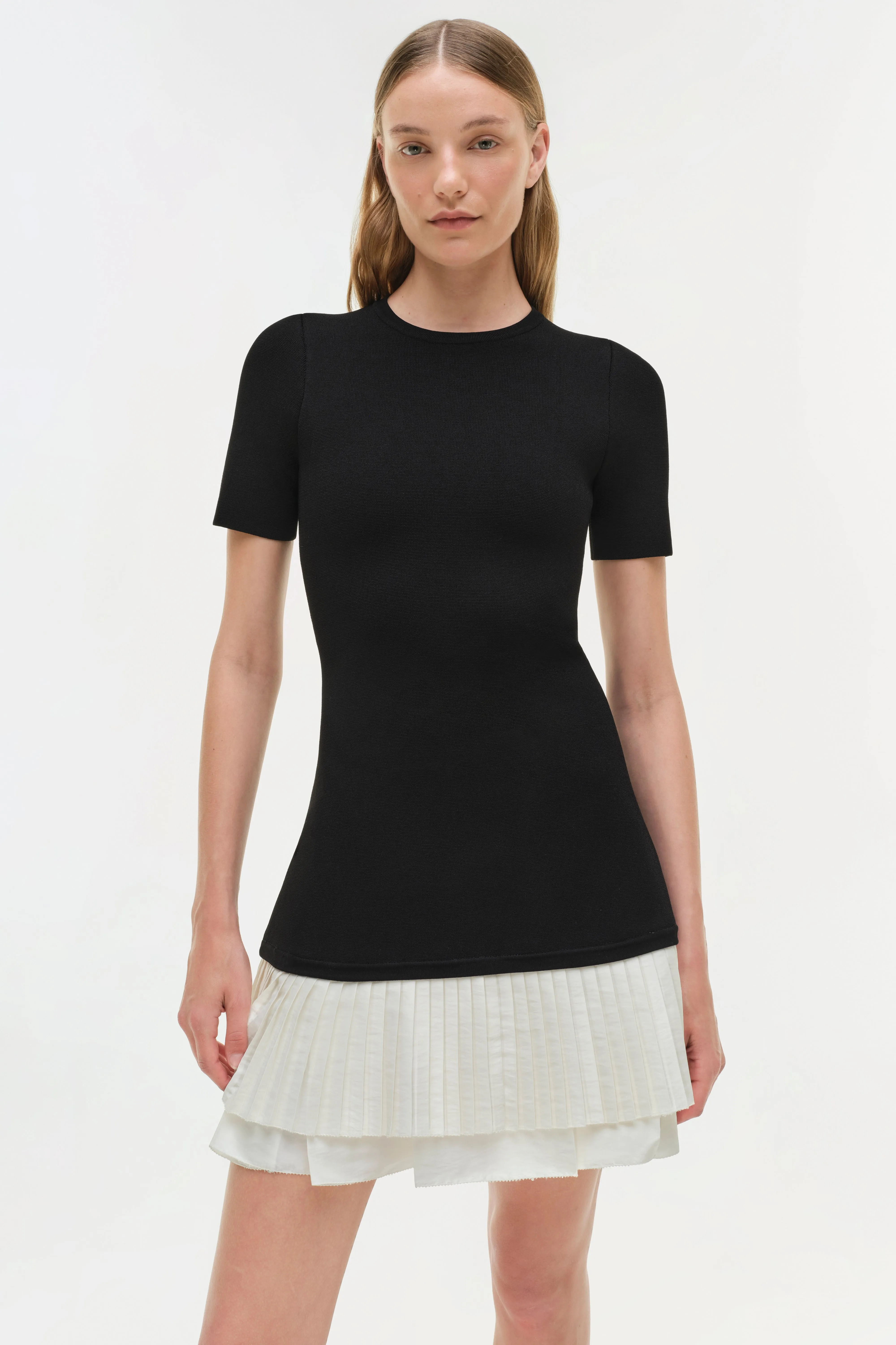 Lorin Taffeta Knit Midi Dress sold by Jonathan Simkhai product image thumbnail 3