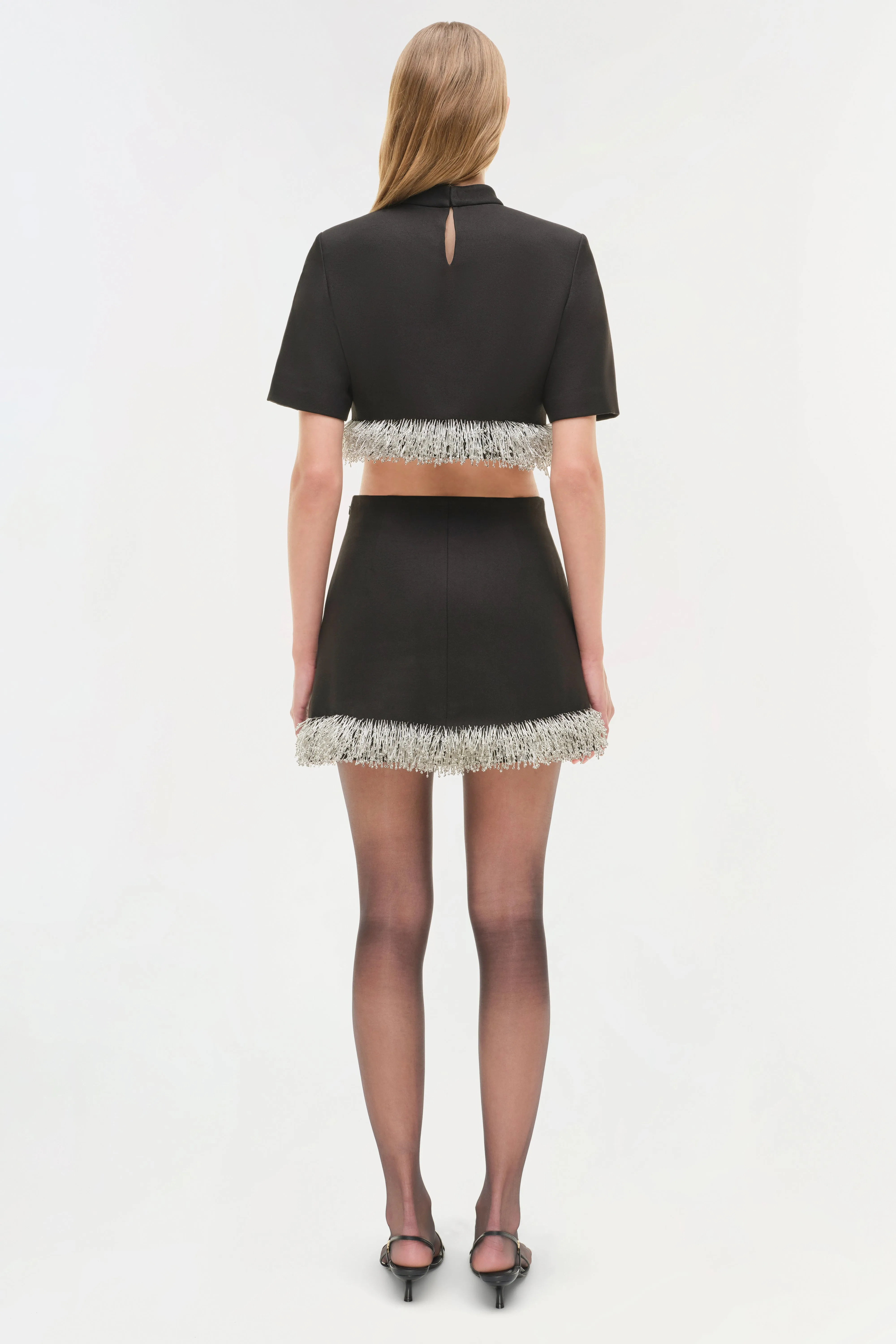 Jalen Embellished Cropped Top sold by Jonathan Simkhai product image thumbnail 5