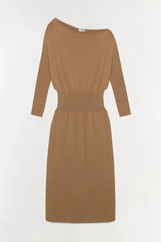 Janese Off Shoulder Midi Dress sold by Jonathan Simkhai