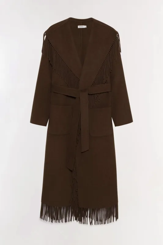 Carrie Fringe Coat made by Jonathan Simkhai