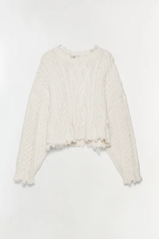 Felix Knit Cropped Sweater made by Jonathan Simkhai