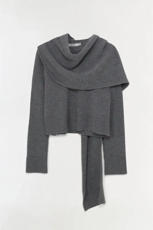 Elson Wool Cashmere Scarf Sweater sold by Jonathan Simkhai