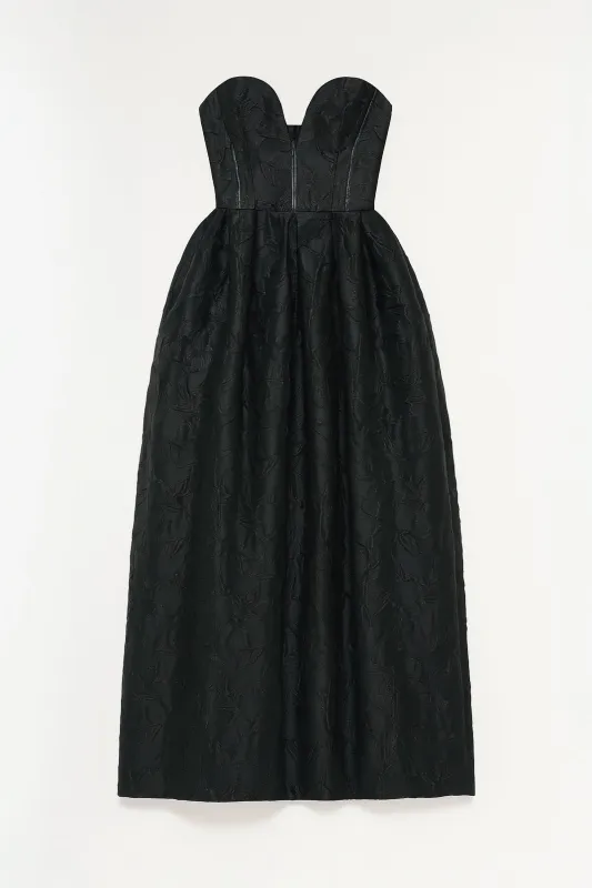 Adeena Jacquard Bustier Gown made by Jonathan Simkhai