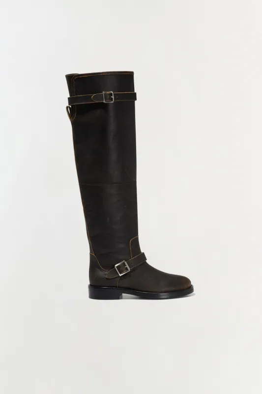 Noah Leather Over The Knee Boot sold by Jonathan Simkhai