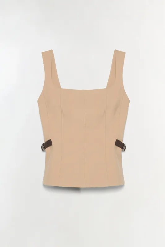 Windsor Belted Top sold by Jonathan Simkhai