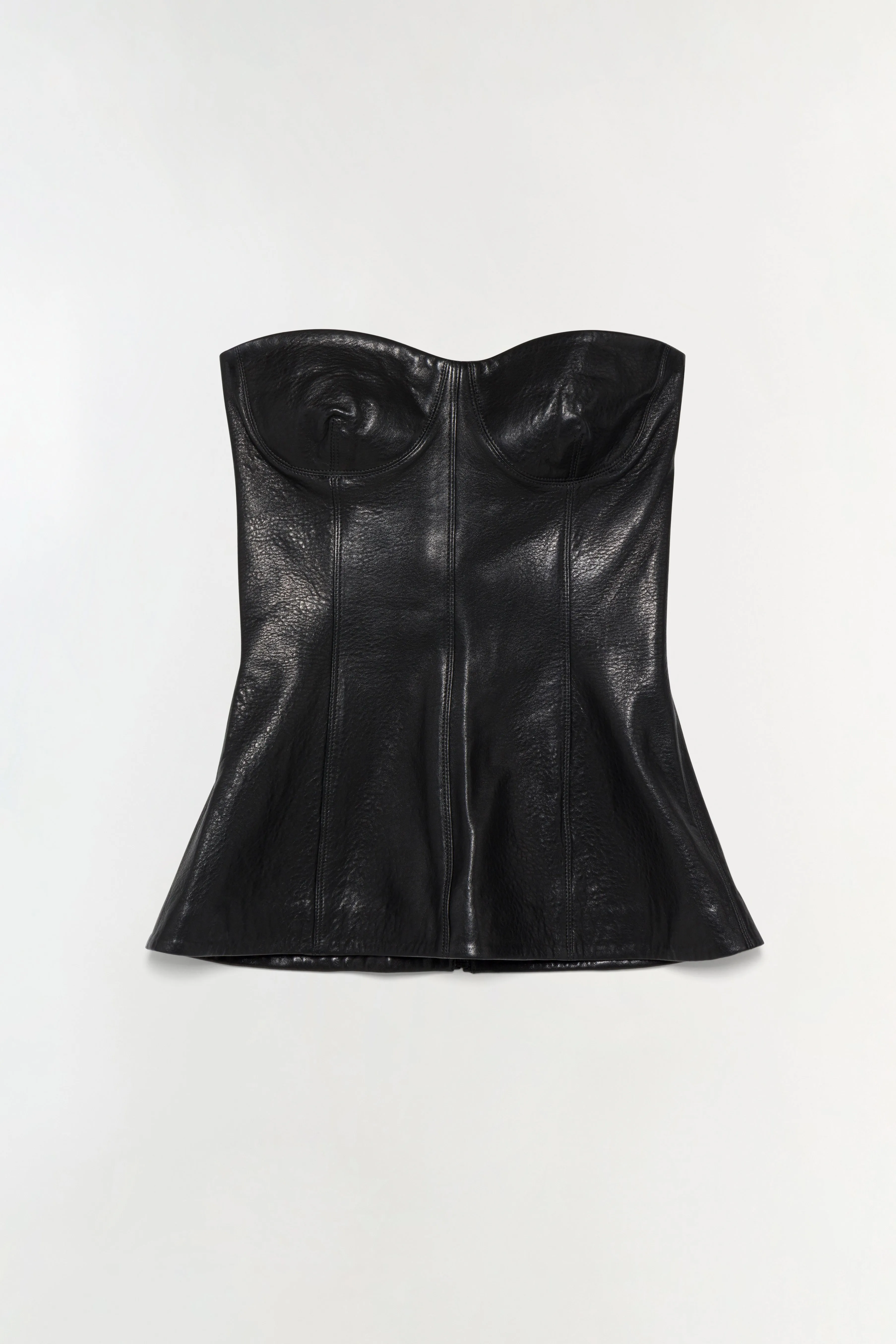 Tyla Leather Bustier Top sold by Jonathan Simkhai