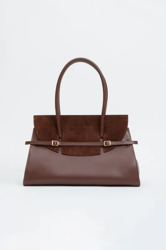 River Suede Shoulder Bag made by Jonathan Simkhai