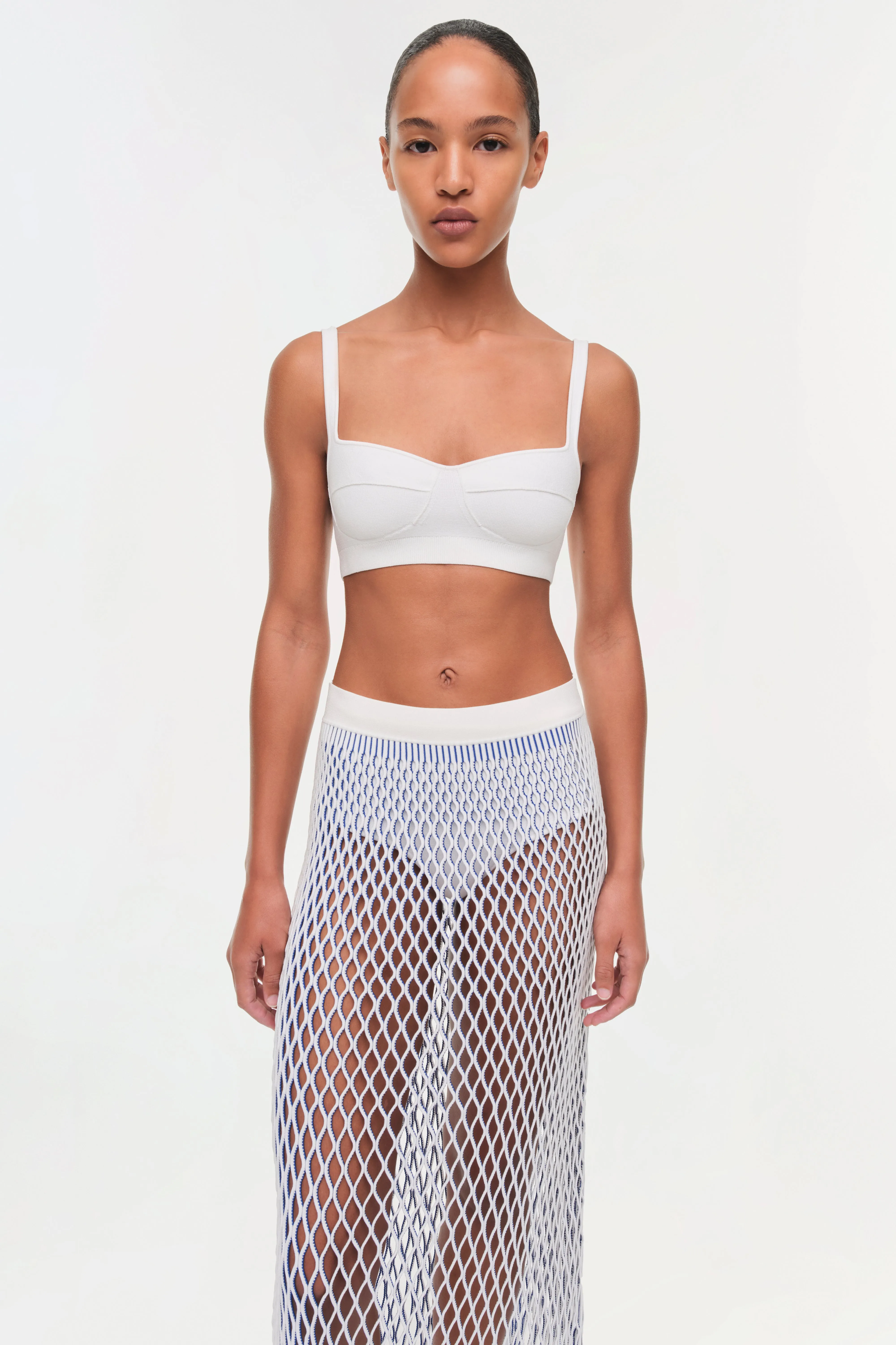 Aldridge Knit Midi Skirt sold by Jonathan Simkhai product image thumbnail 4