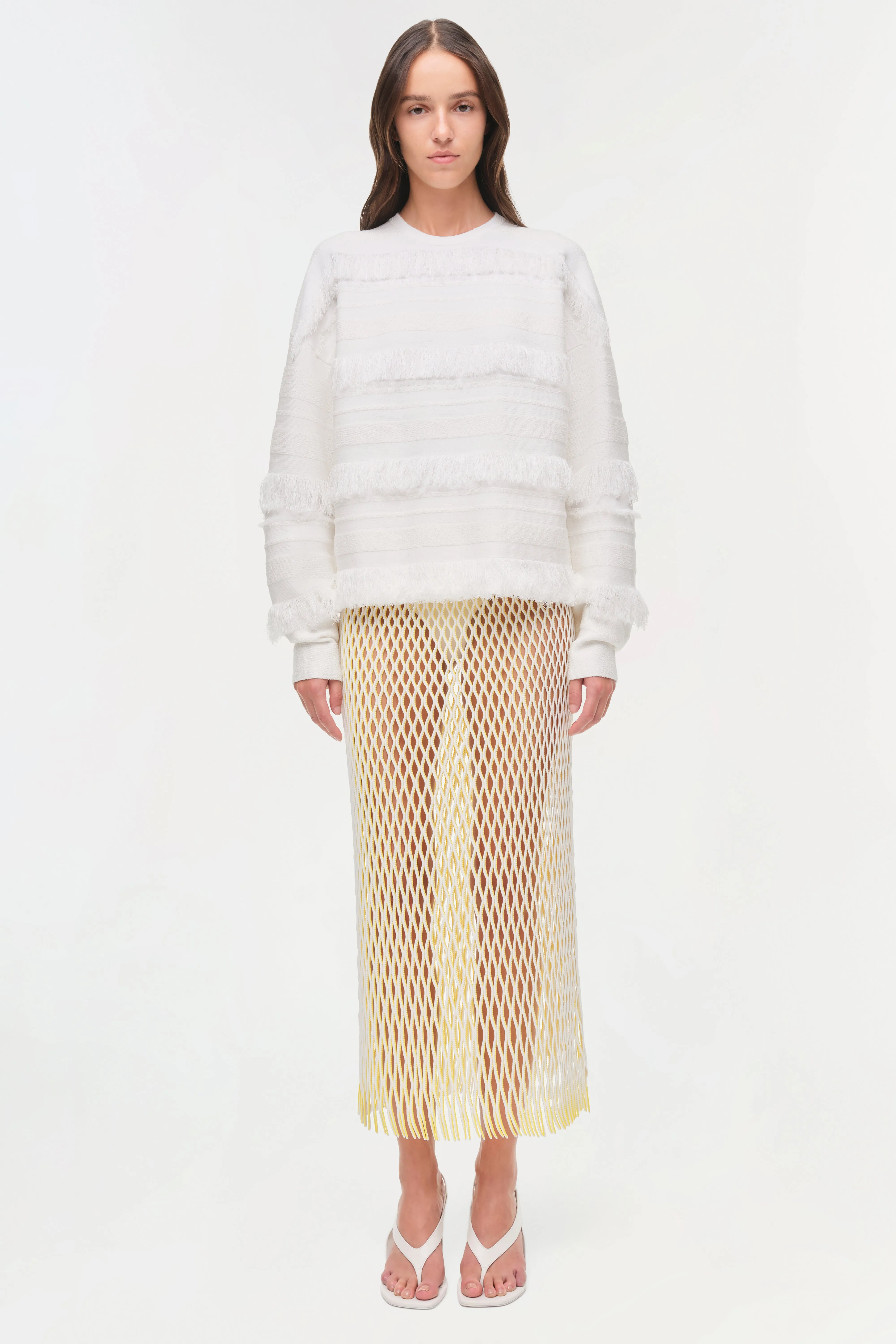 Aldridge Knit Midi Skirt sold by Jonathan Simkhai product image thumbnail 3