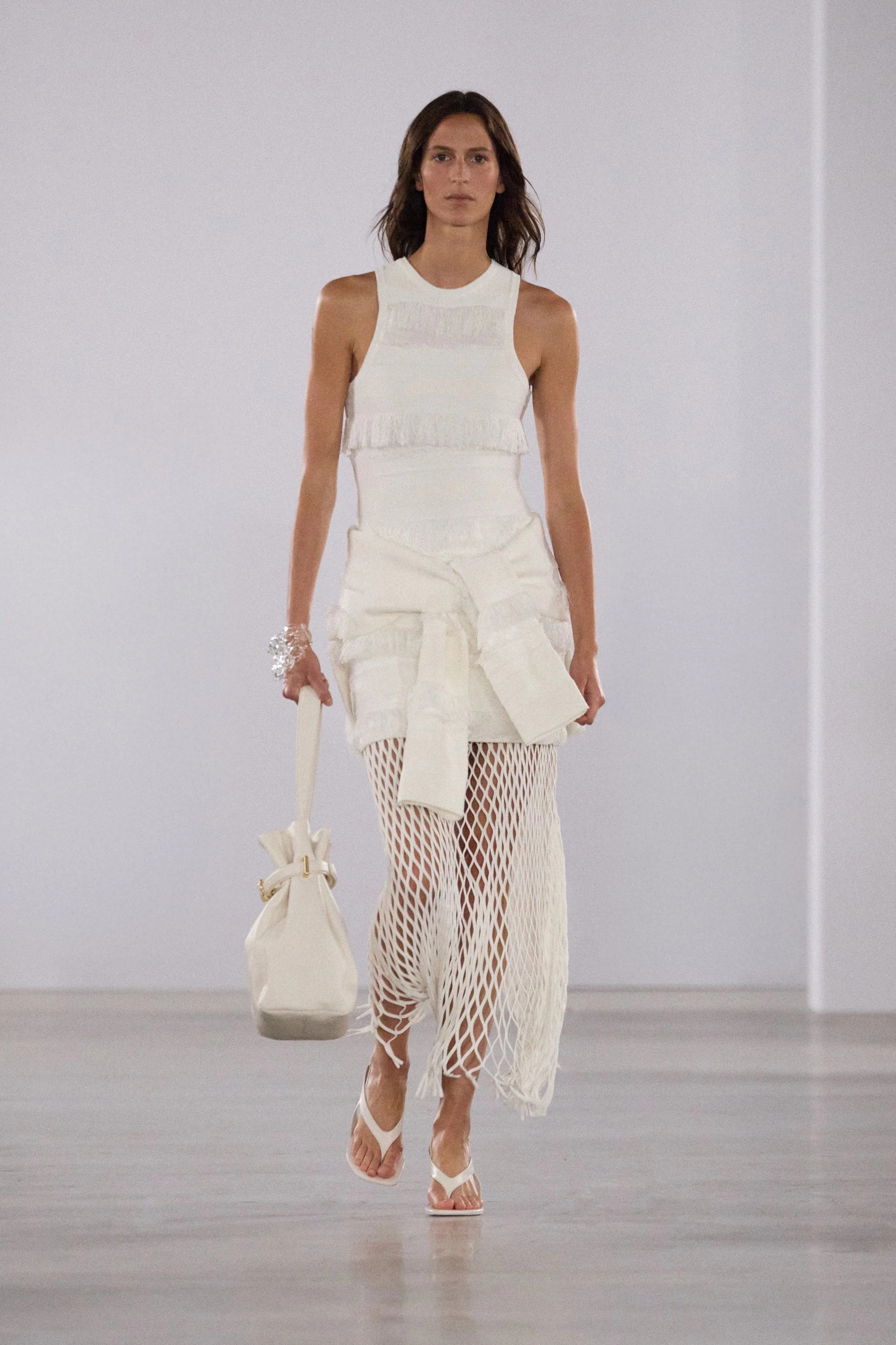 Aldridge Knit Midi Skirt sold by Jonathan Simkhai product image thumbnail 2