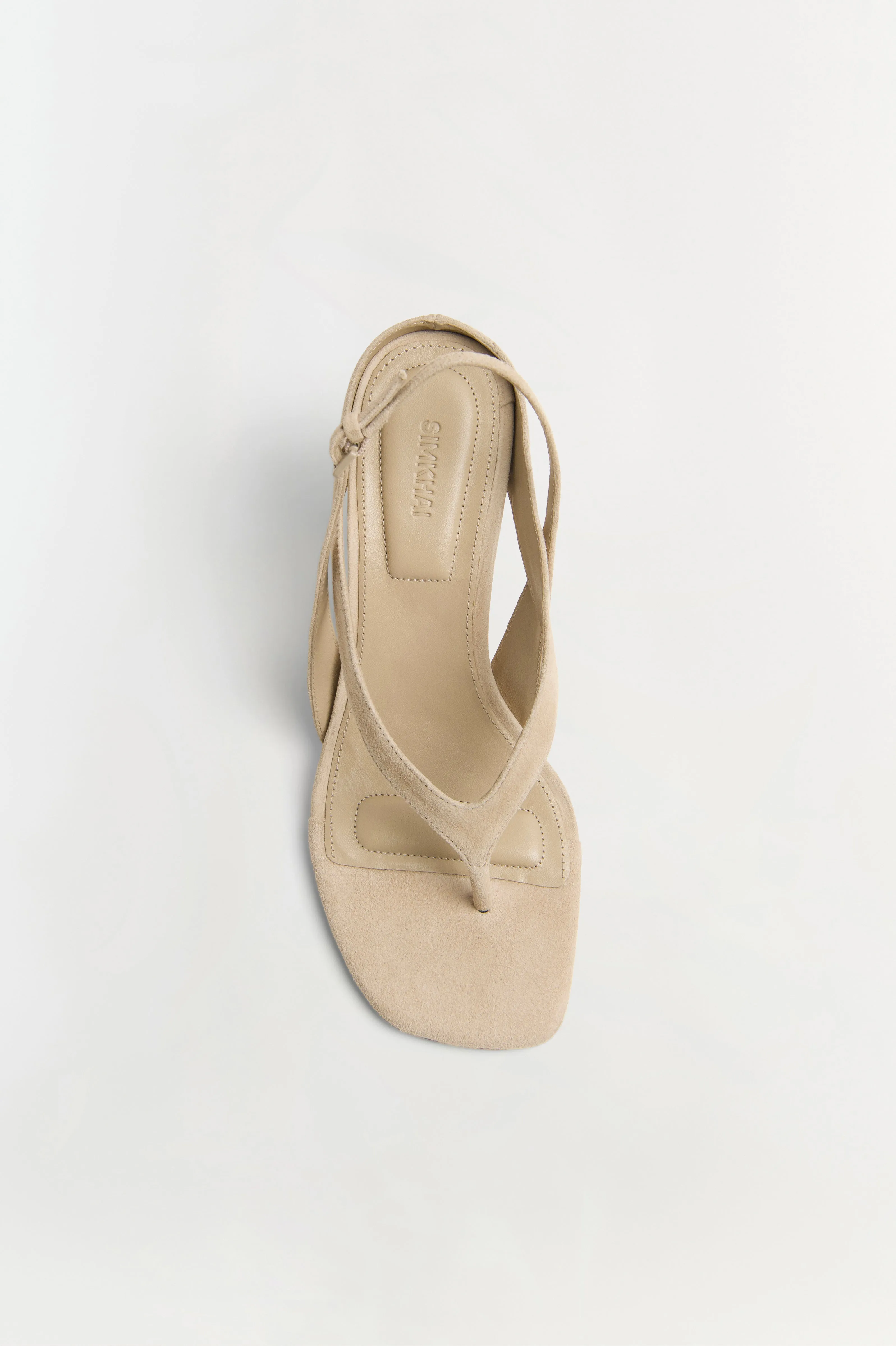 Darya Suede Wedge Thong Sandal sold by Jonathan Simkhai product image thumbnail 3