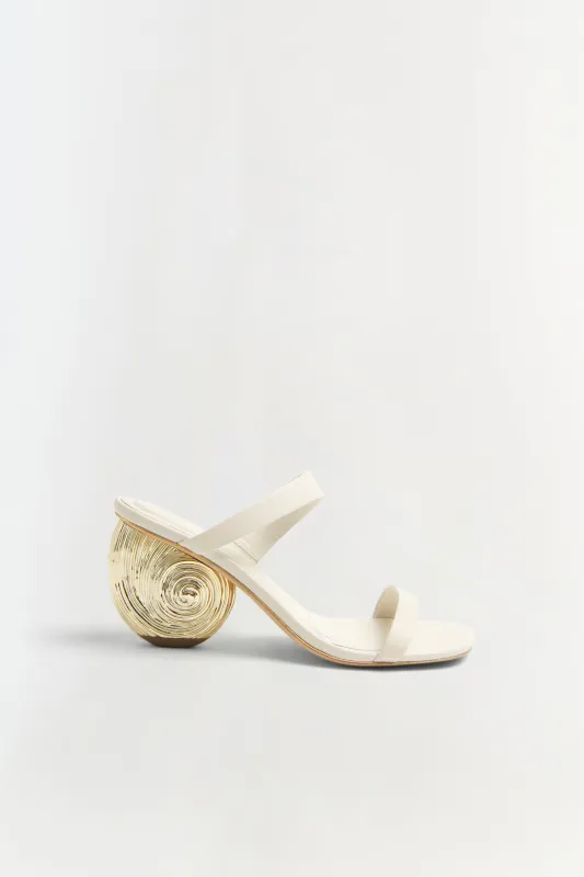 Marion Leather Shell Heel made by Jonathan Simkhai
