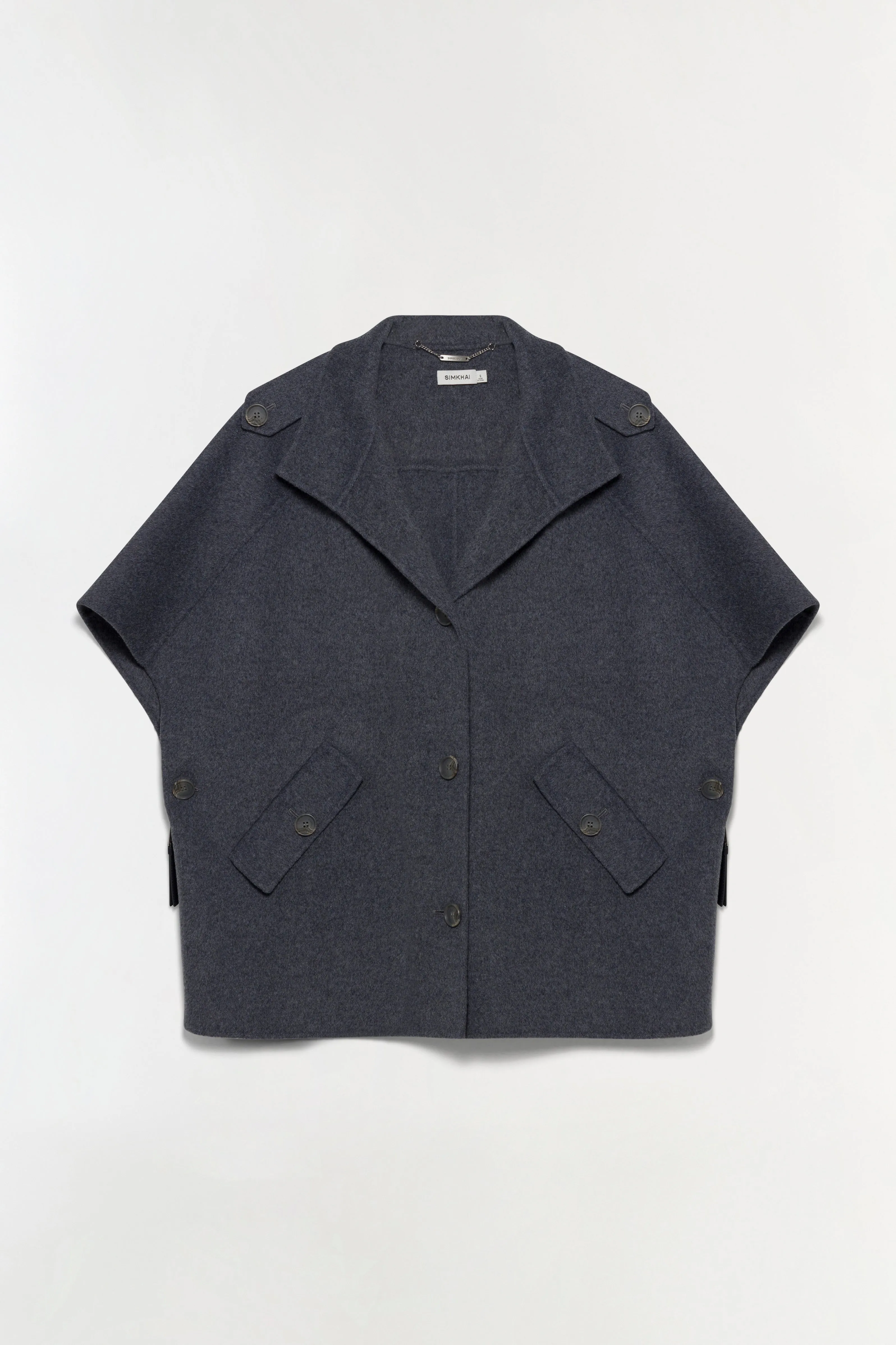 Jones Wool Cape Jacket sold by Jonathan Simkhai