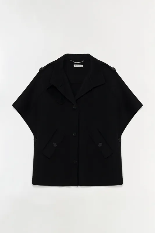 Jones Wool Cape Jacket made by Jonathan Simkhai