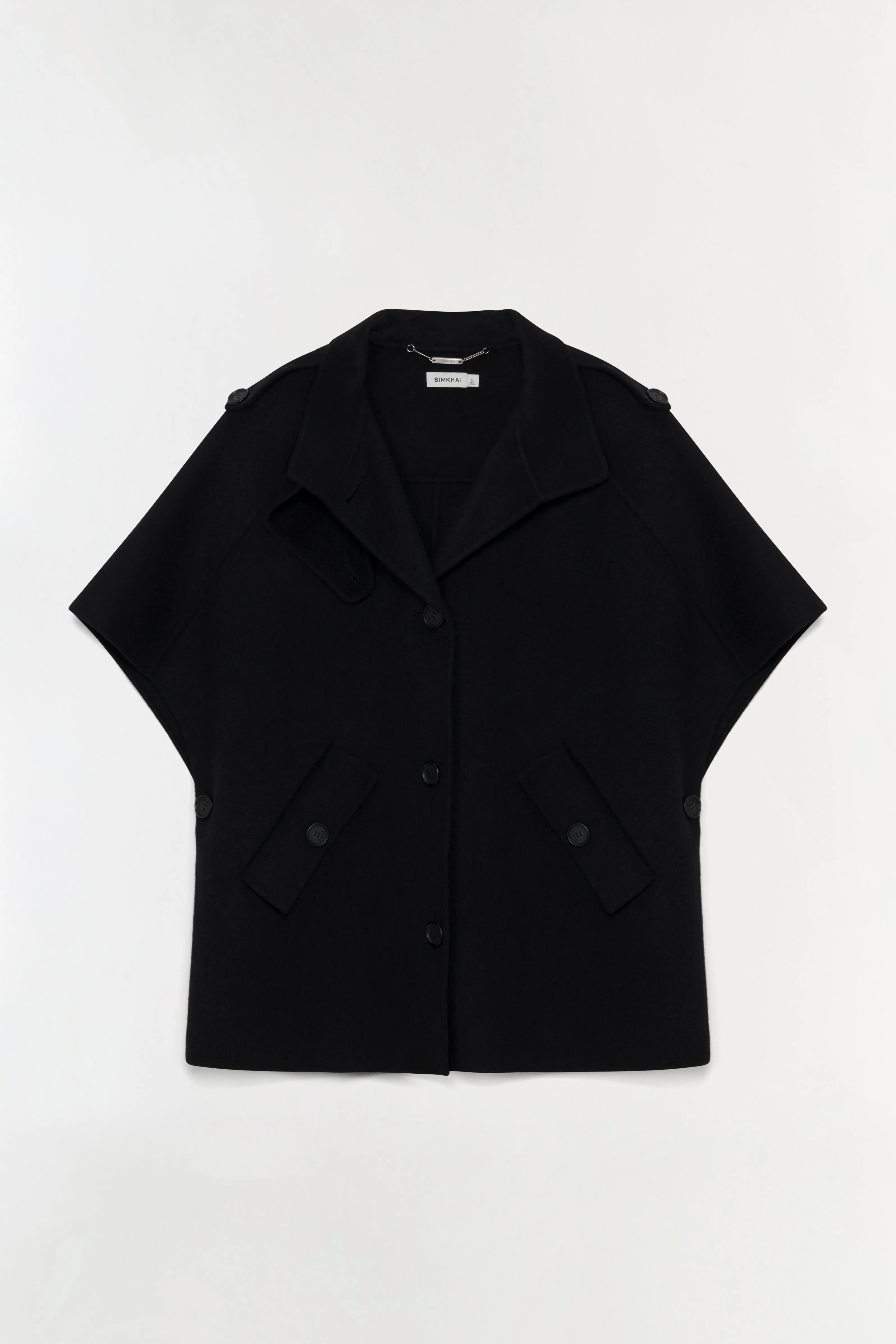 Jones Wool Cape Jacket sold by Jonathan Simkhai