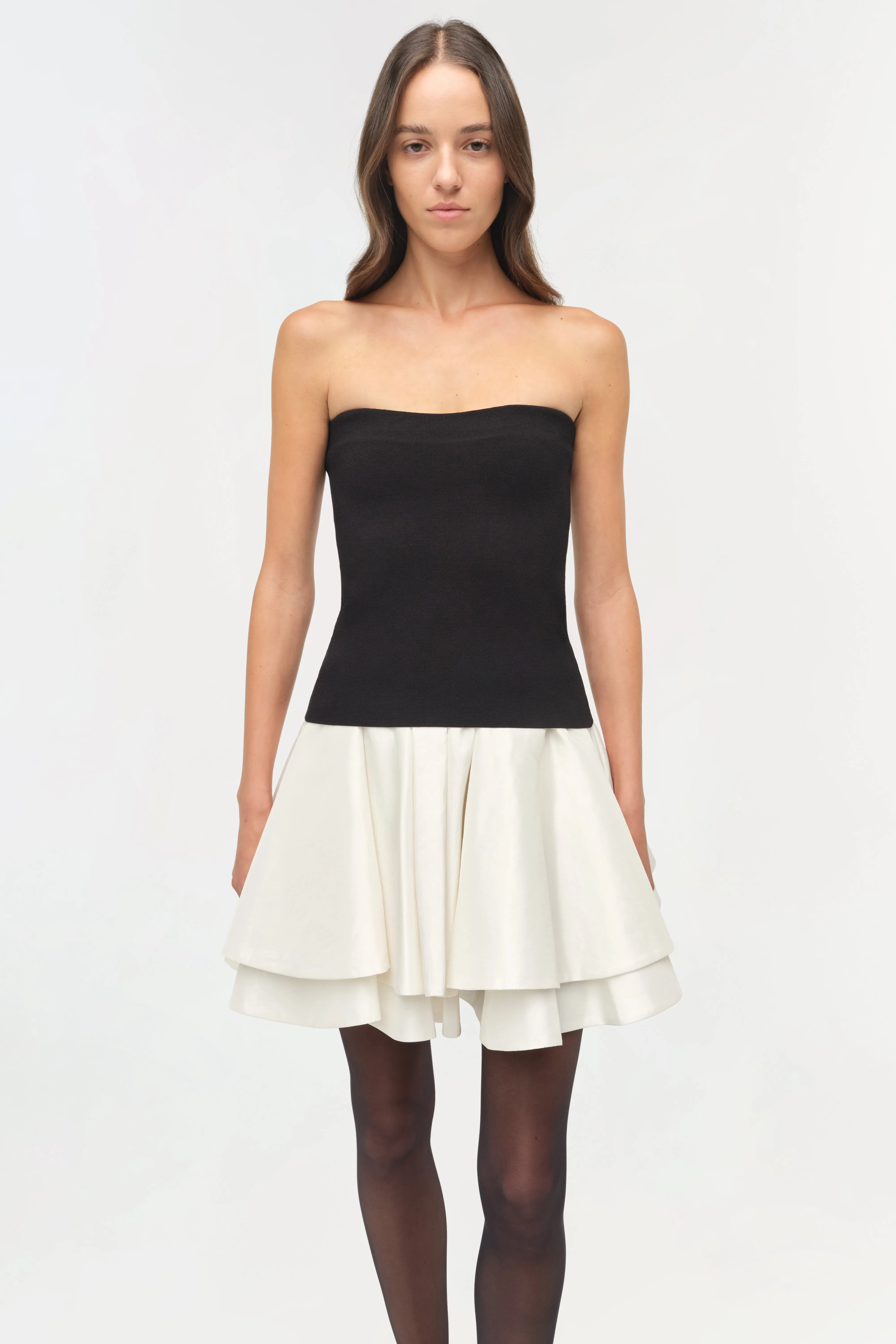 Isabelle Taffeta Knit Mini Dress sold by Jonathan Simkhai product image thumbnail 3