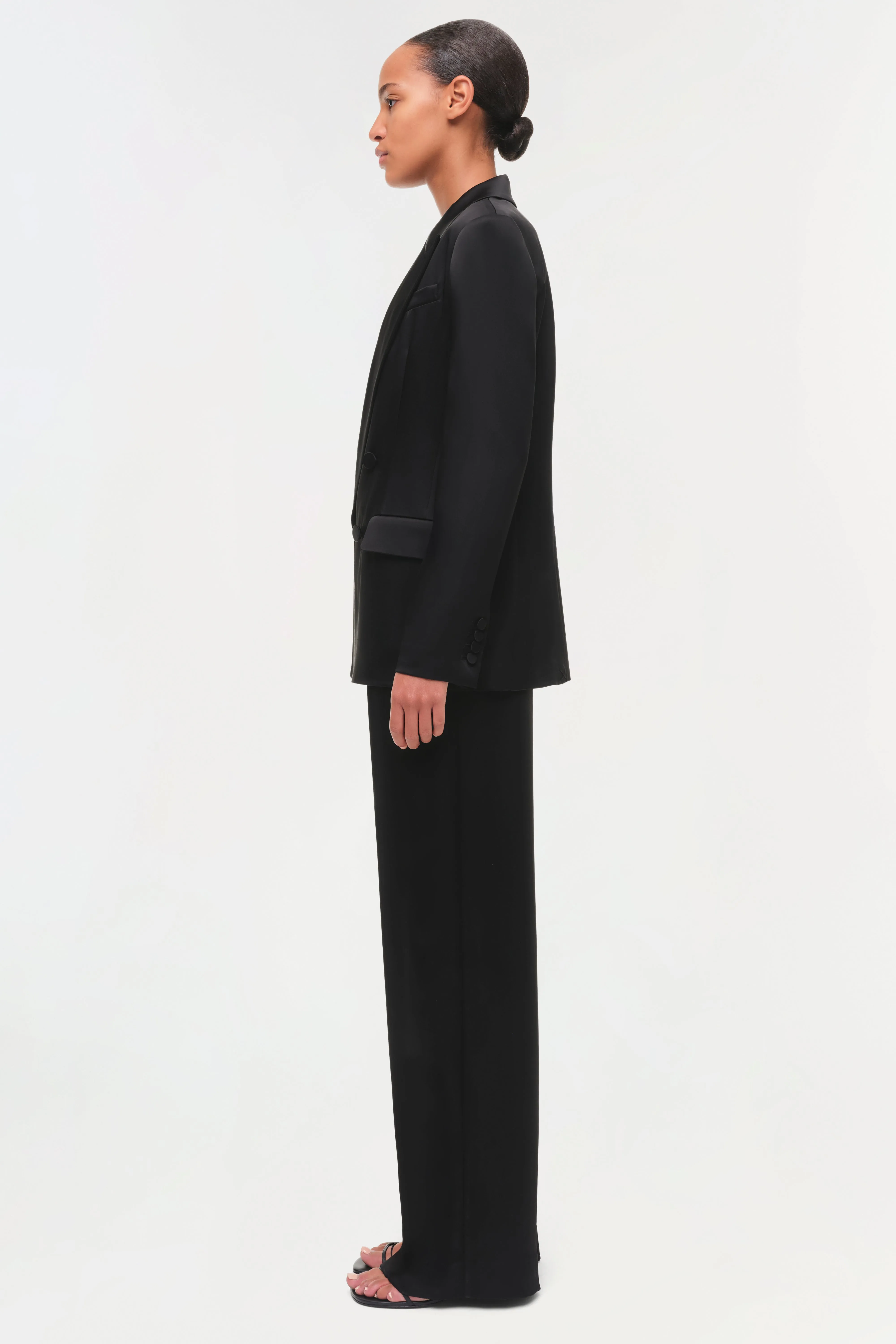 Norah Satin Blazer sold by Jonathan Simkhai product image thumbnail 4