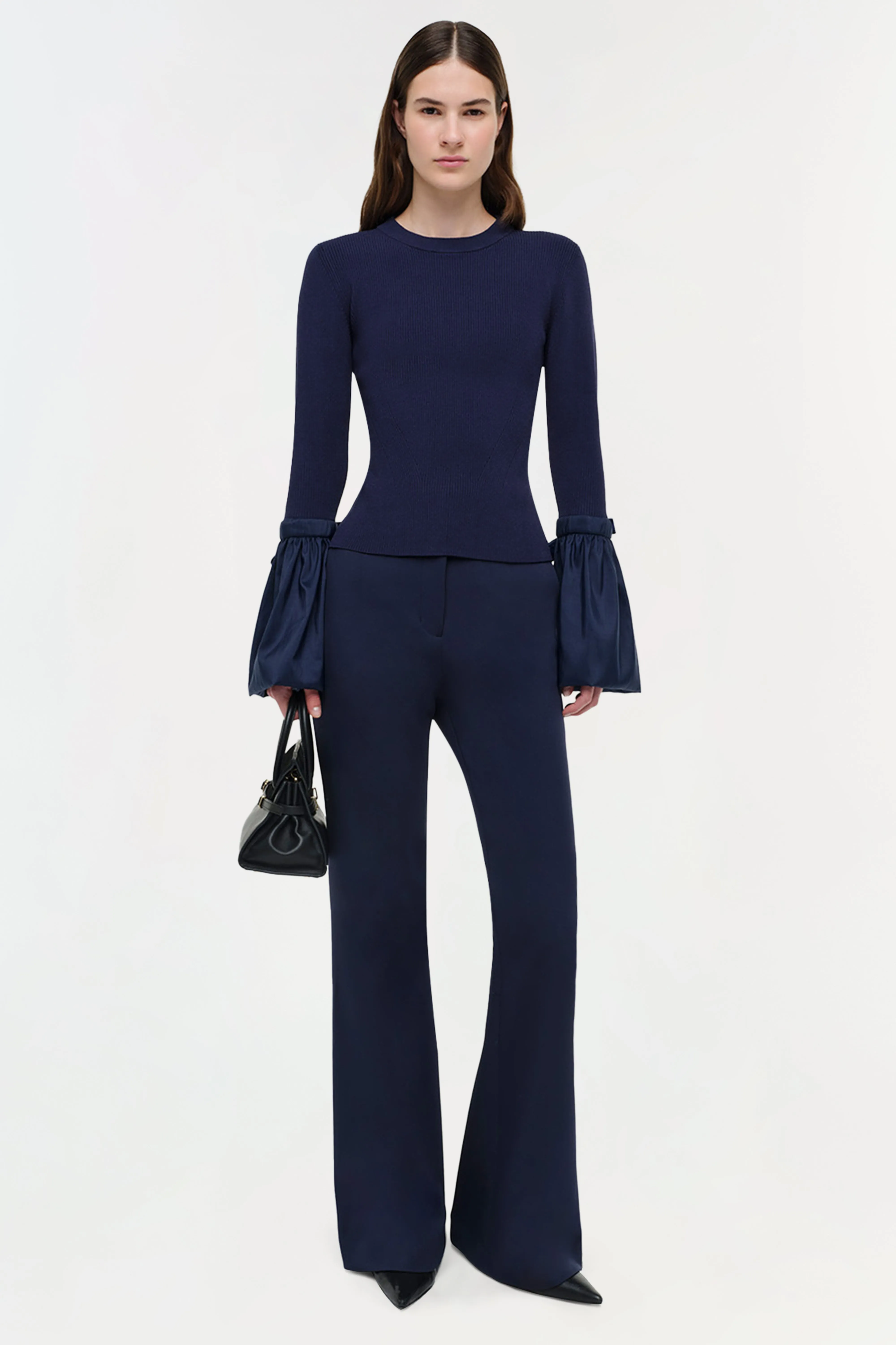 Agata Taffeta Knit Top sold by Jonathan Simkhai product image thumbnail 2