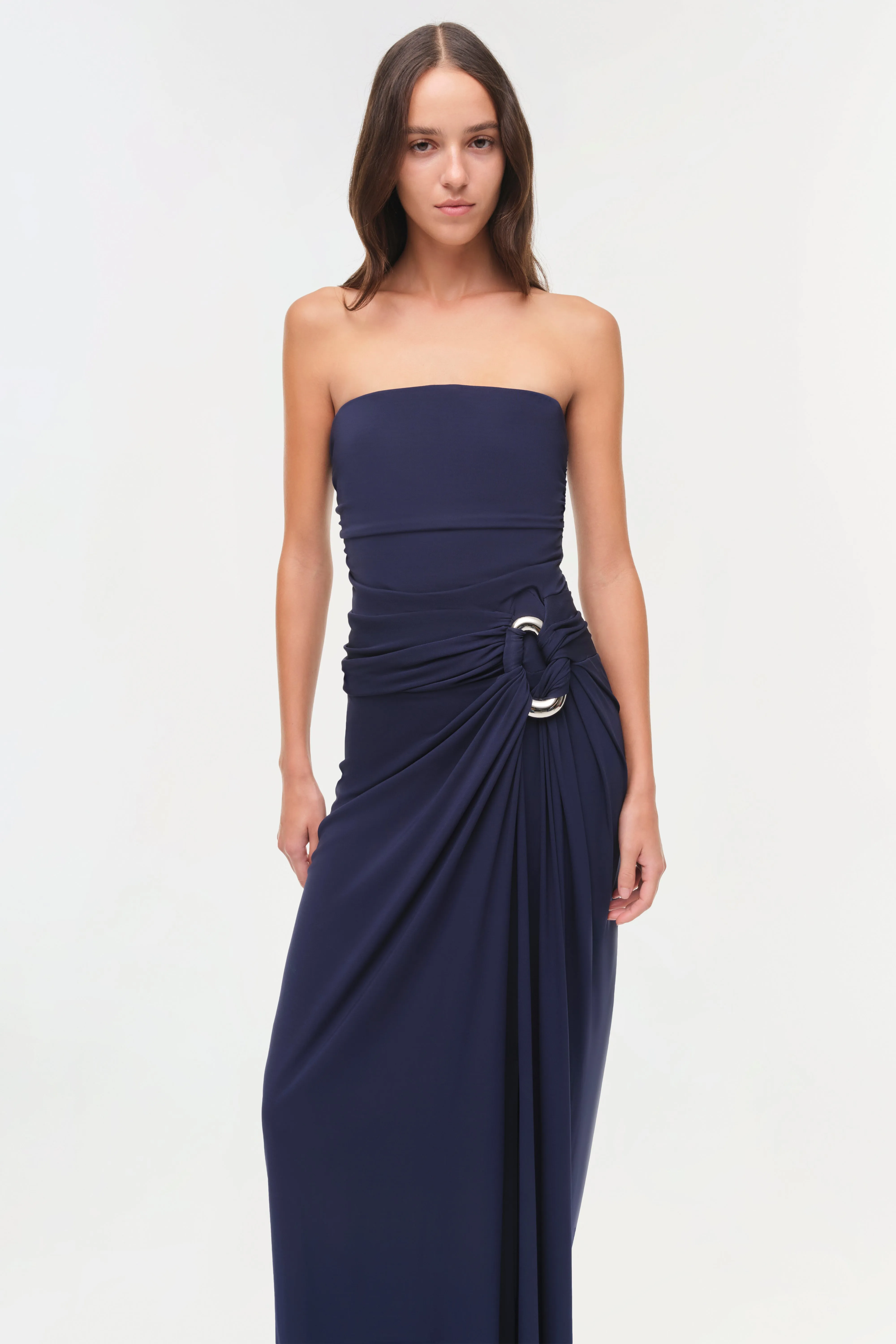 Emma Strapless Jersey Gown sold by Jonathan Simkhai product image thumbnail 3