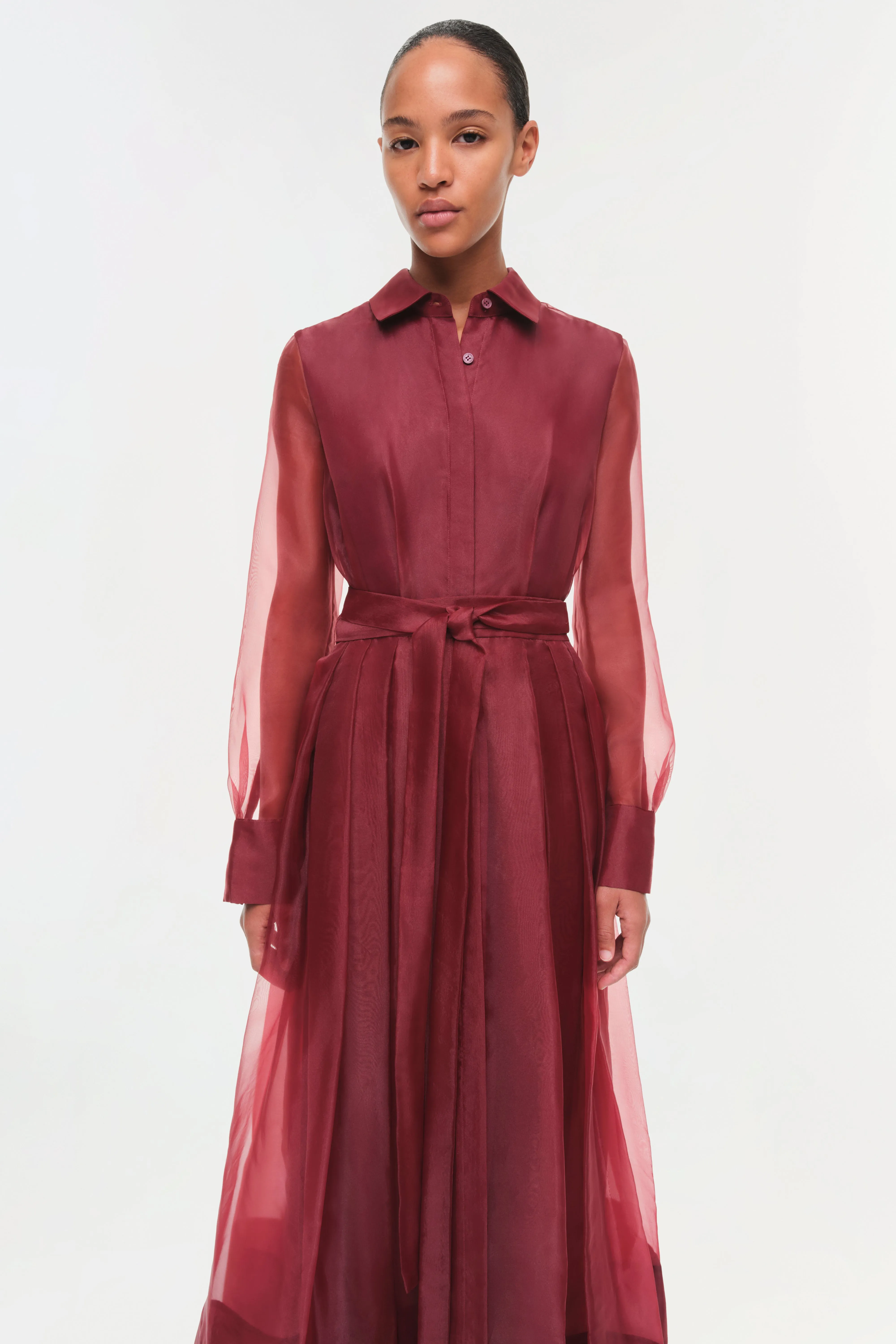 Montgomery Organza Belted Dress sold by Jonathan Simkhai product image thumbnail 3