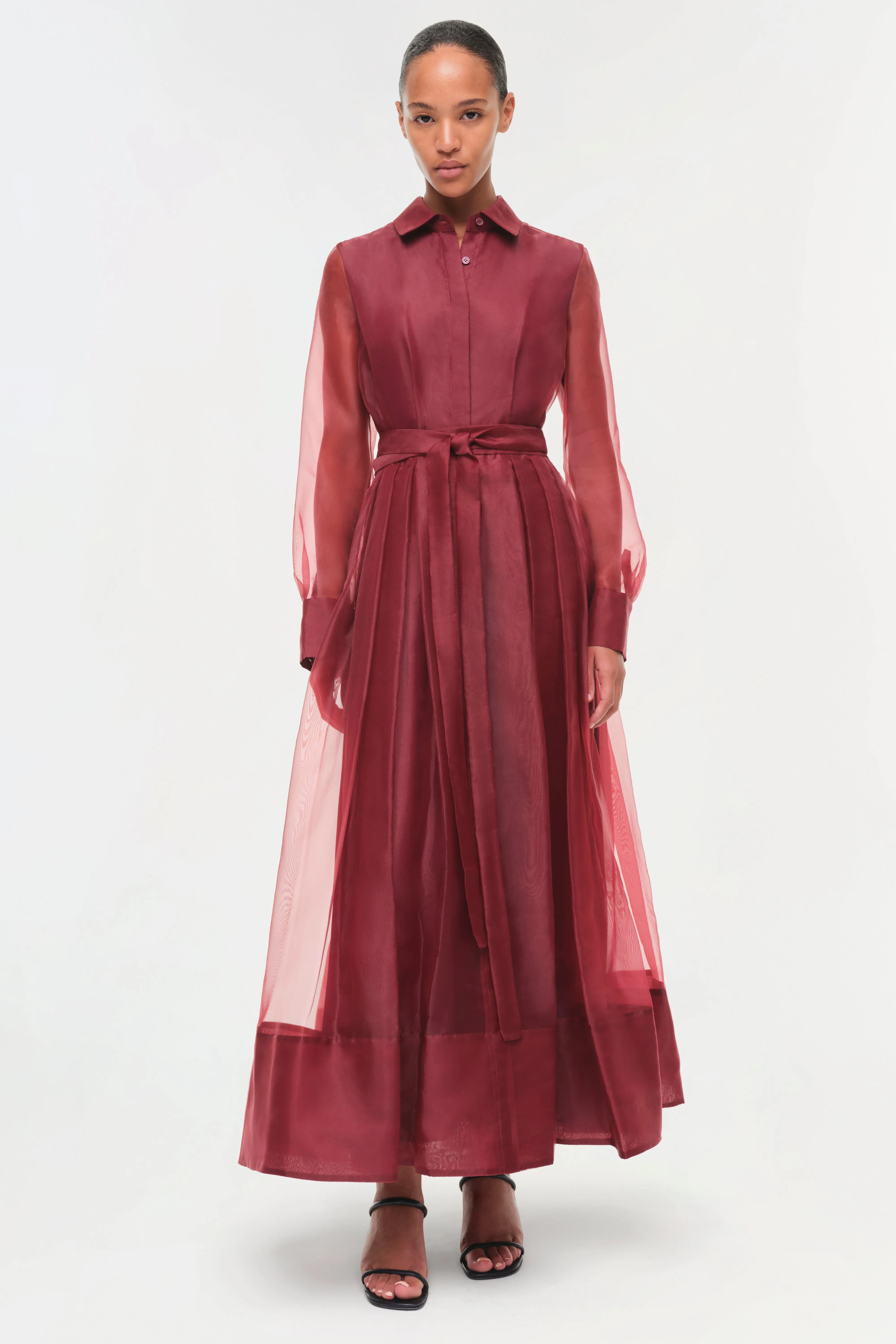 Montgomery Organza Belted Dress sold by Jonathan Simkhai product image thumbnail 2