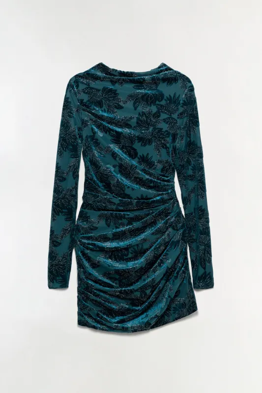 Vallyn Floral Velvet Mini Dress sold by Jonathan Simkhai