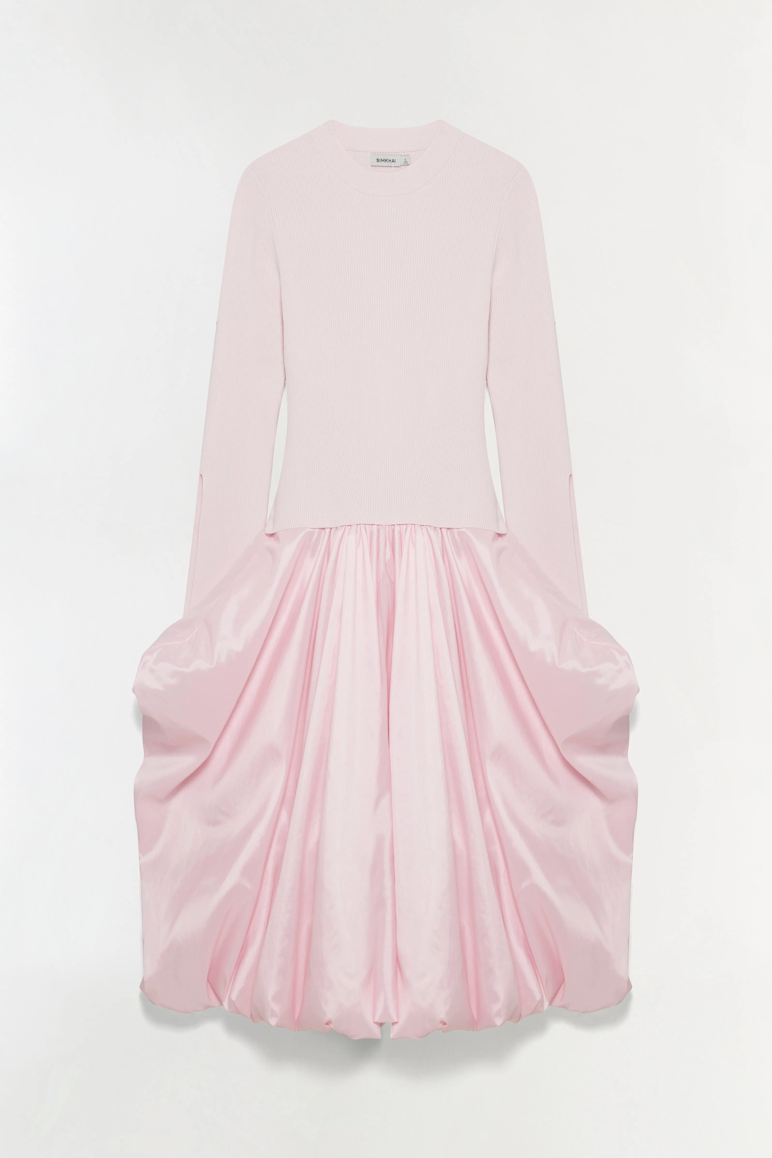 Kenlie Taffeta Knit Midi Dress sold by Jonathan Simkhai