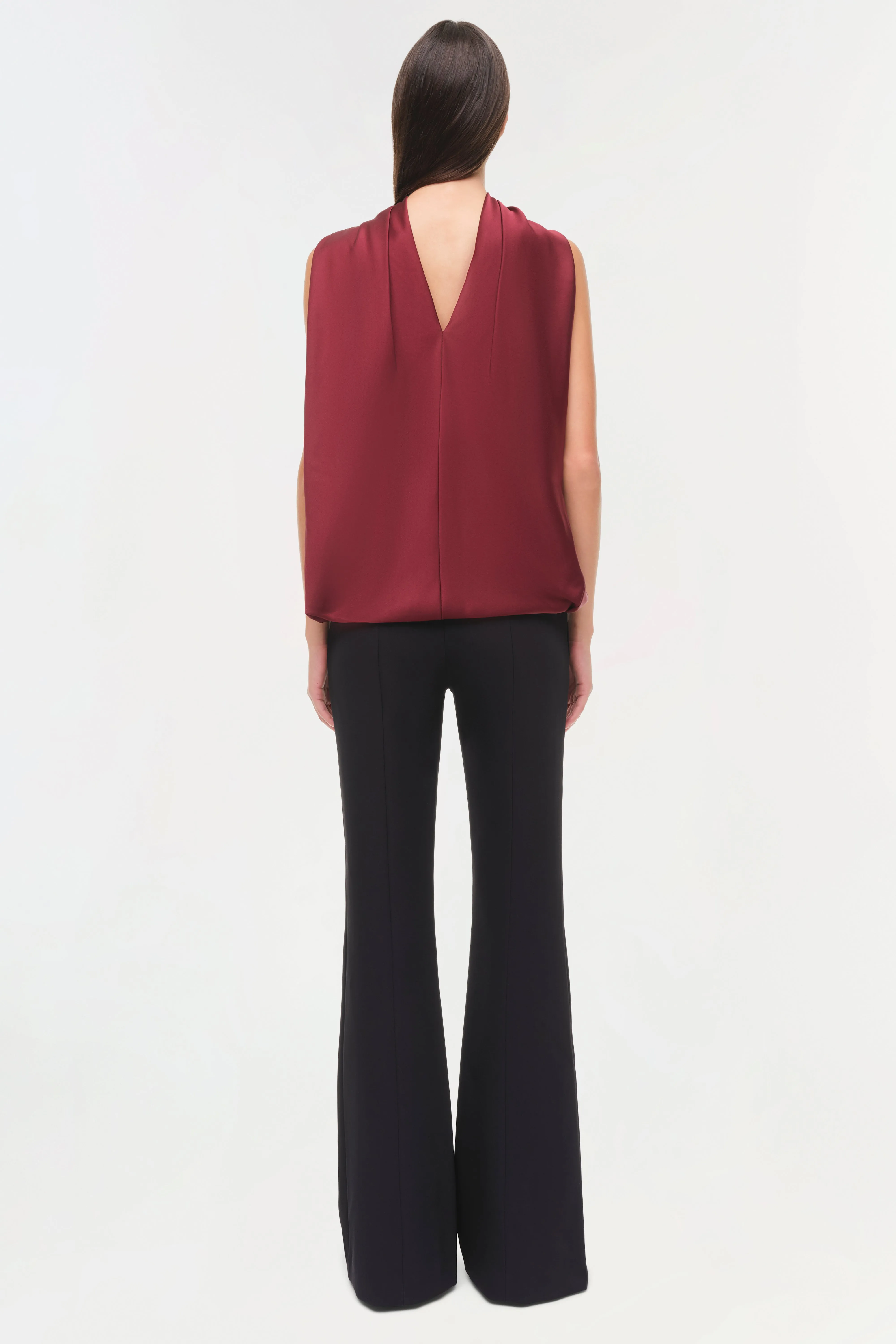 Scarlett Satin Cape Top sold by Jonathan Simkhai product image thumbnail 5