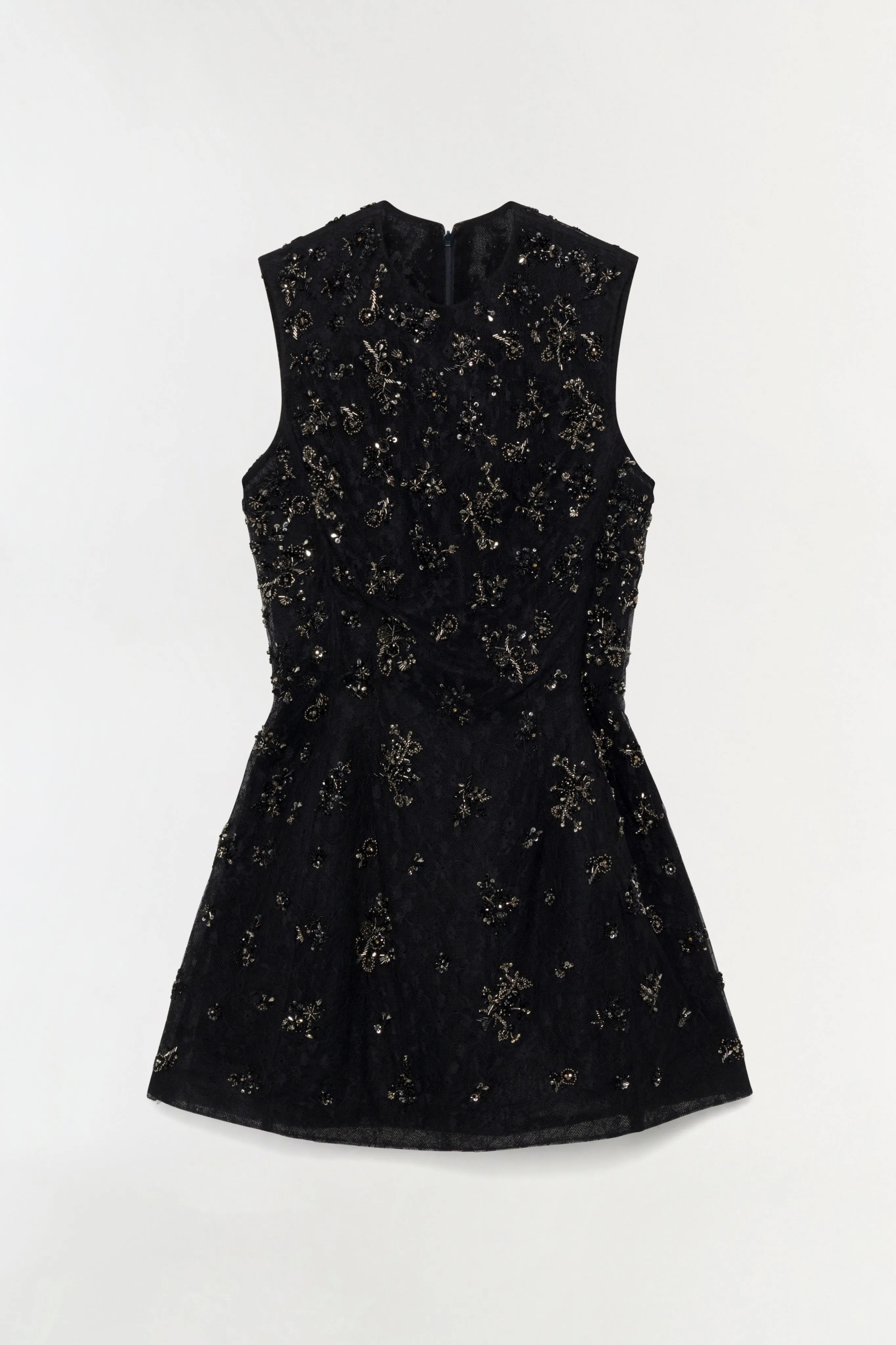 Evelina Embellished Lace Mini Dress sold by Jonathan Simkhai