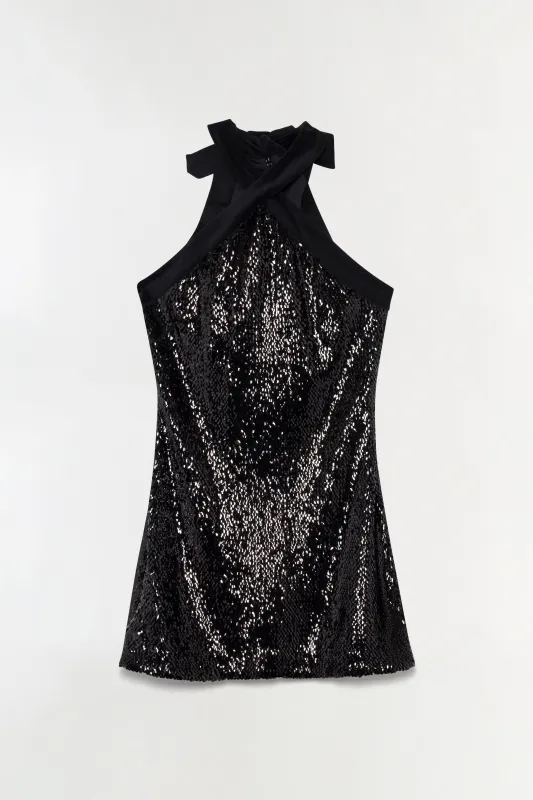 Isla Sequin Mini Dress sold by Jonathan Simkhai