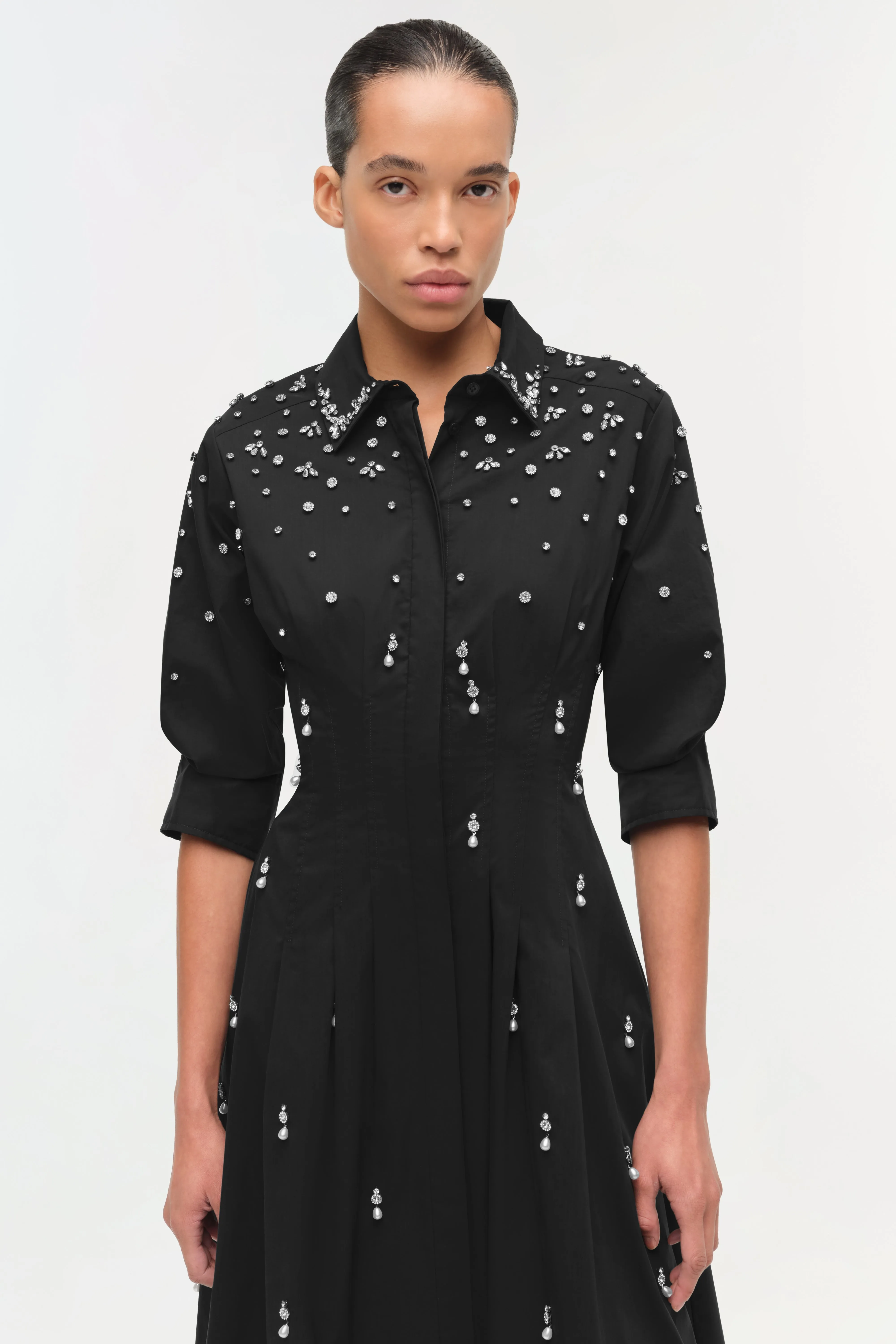 Jazz Embellished Midi Dress sold by Jonathan Simkhai product image thumbnail 3